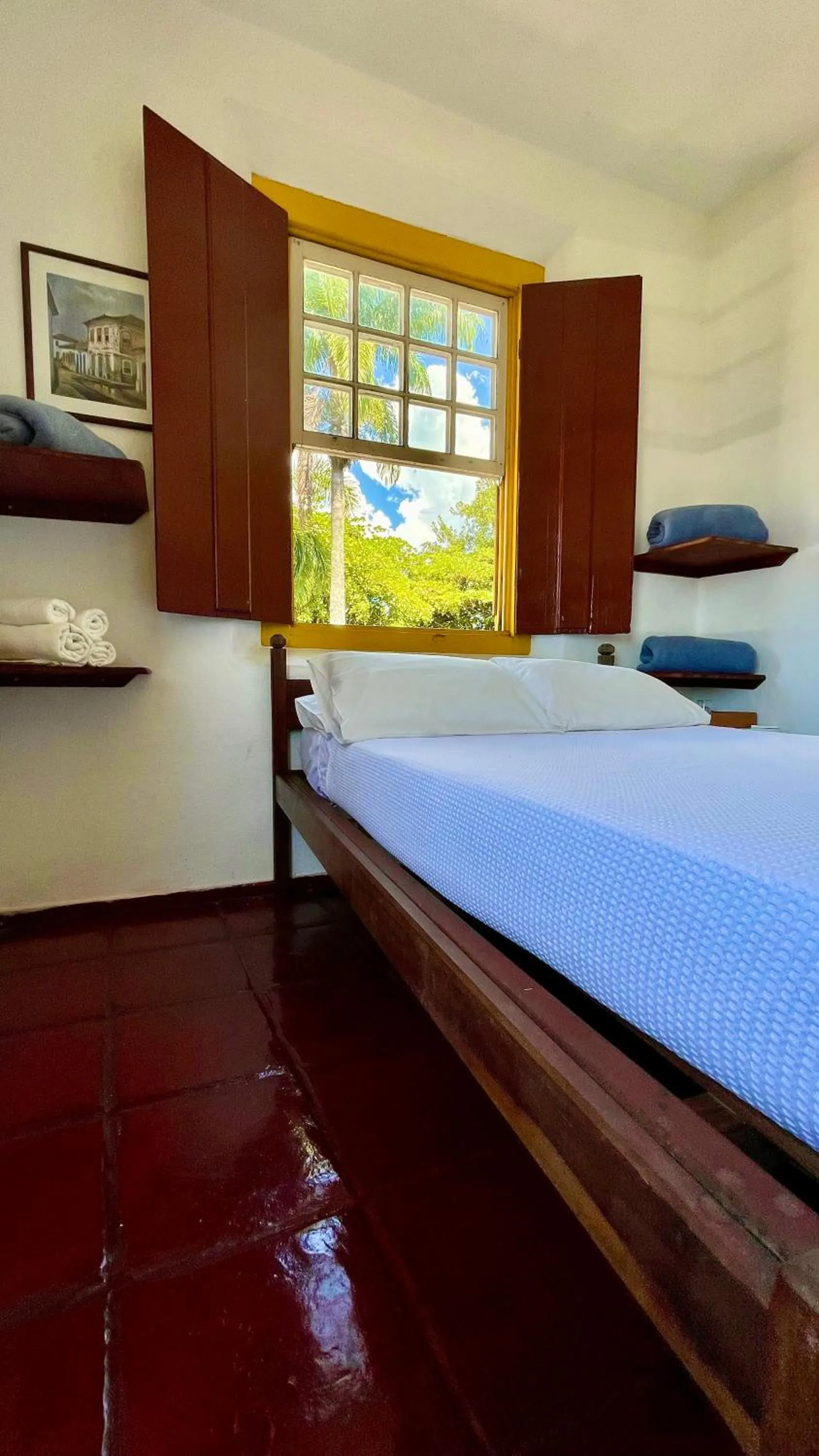 View (from property/room), Bed in Café e Prosa Centro Histórico