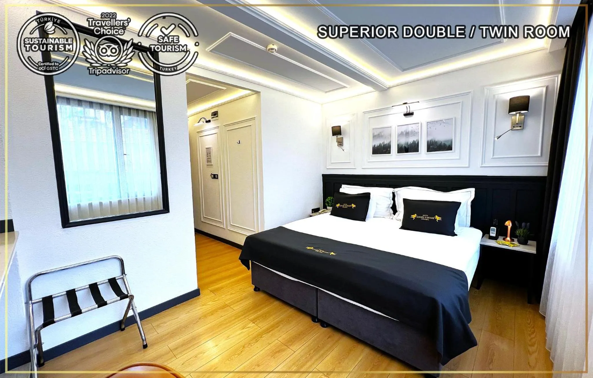 Bed in Angel's Home Hotel - Angel Group Hotels