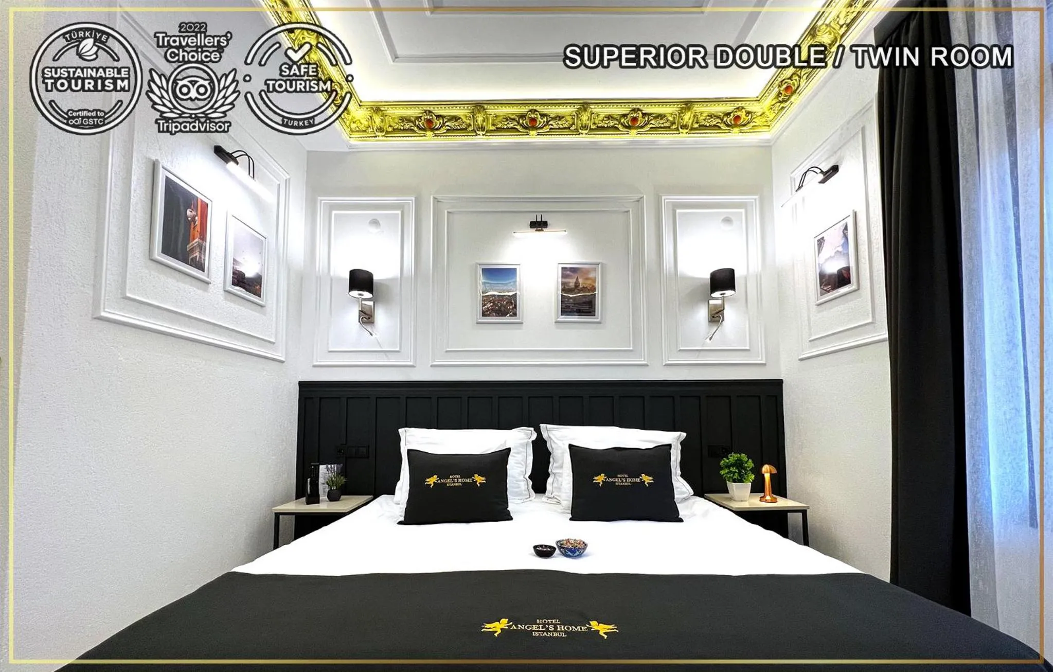 Bed in Angel's Home Hotel - Angel Group Hotels