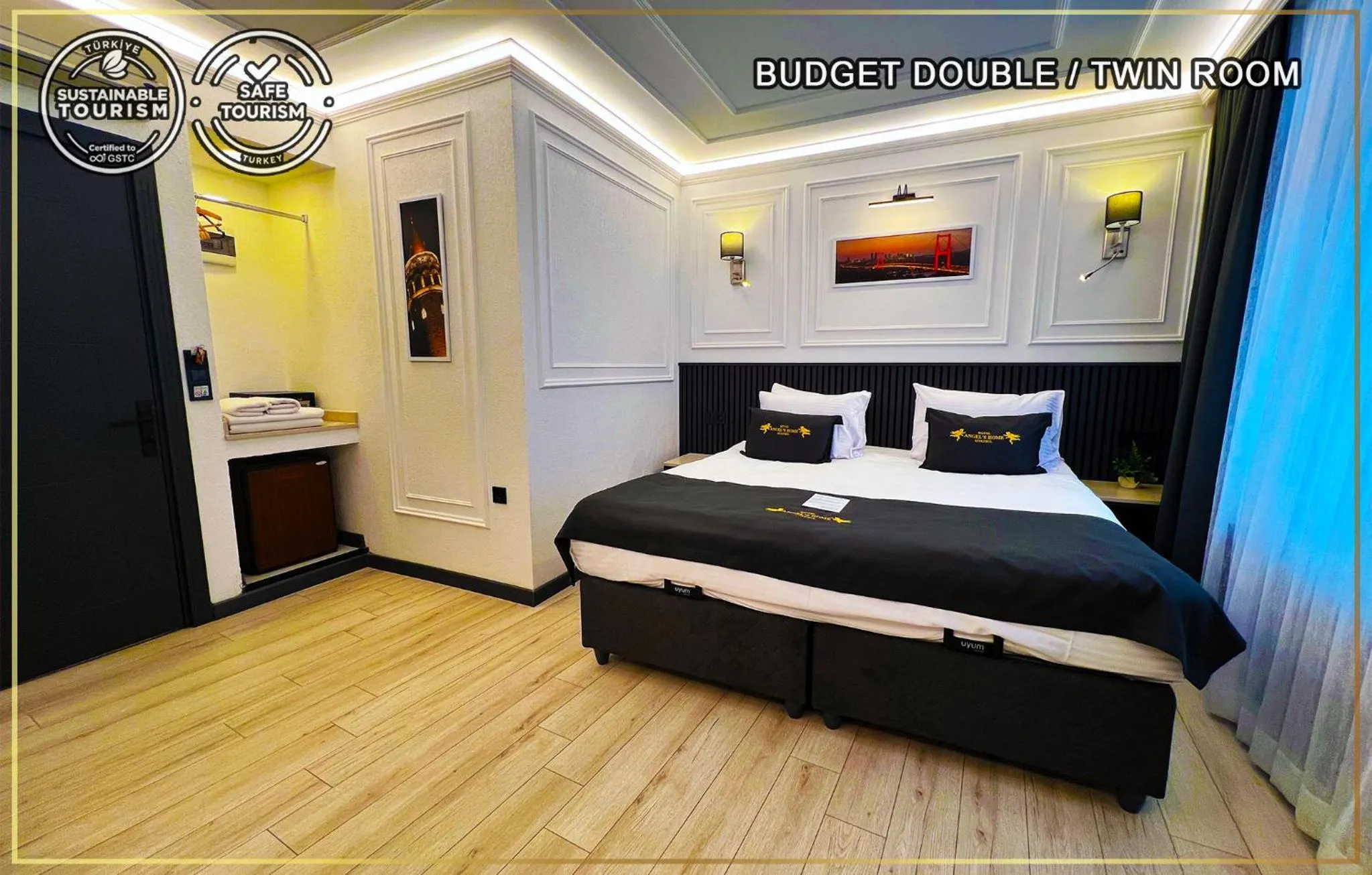 Bed in Angel's Home Hotel - Angel Group Hotels