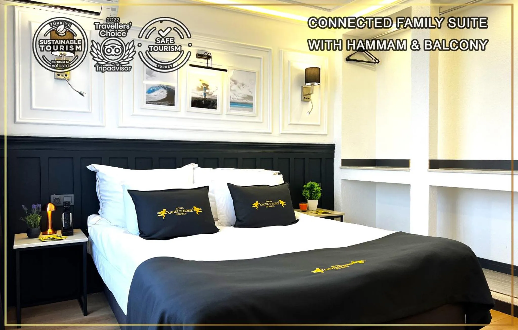 Bed in Angel's Home Hotel - Angel Group Hotels