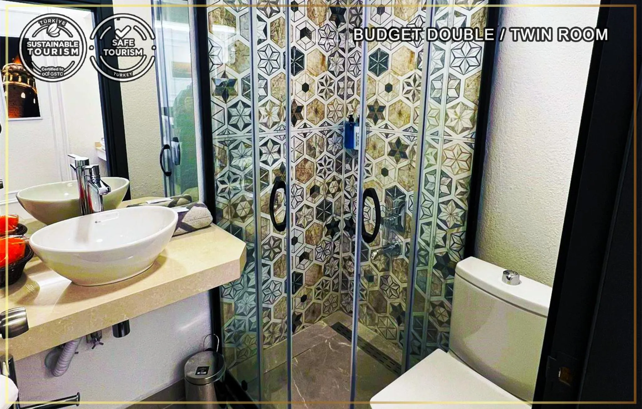 Shower in Angel's Home Hotel - Angel Group Hotels