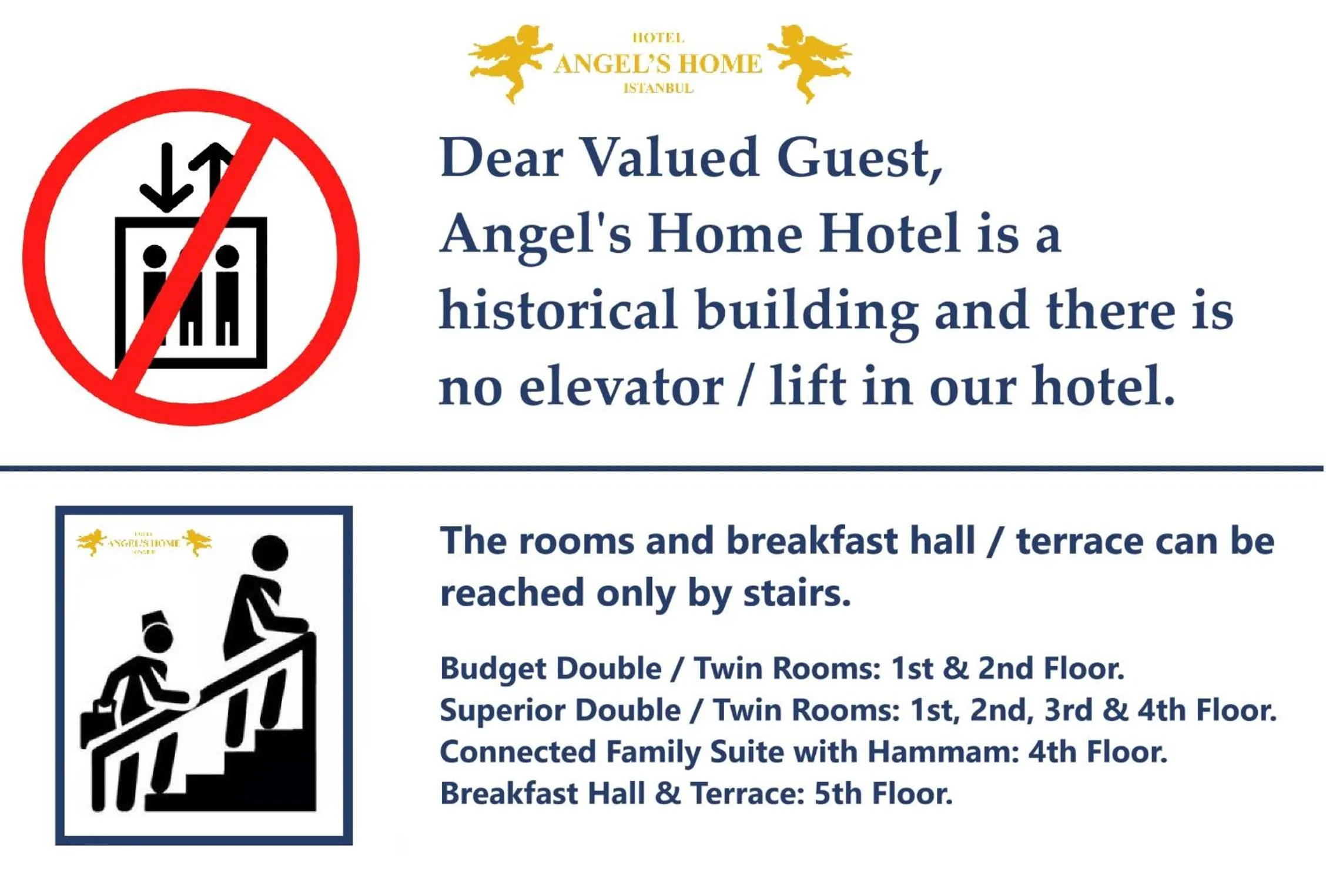 elevator in Angel's Home Hotel - Angel Group Hotels