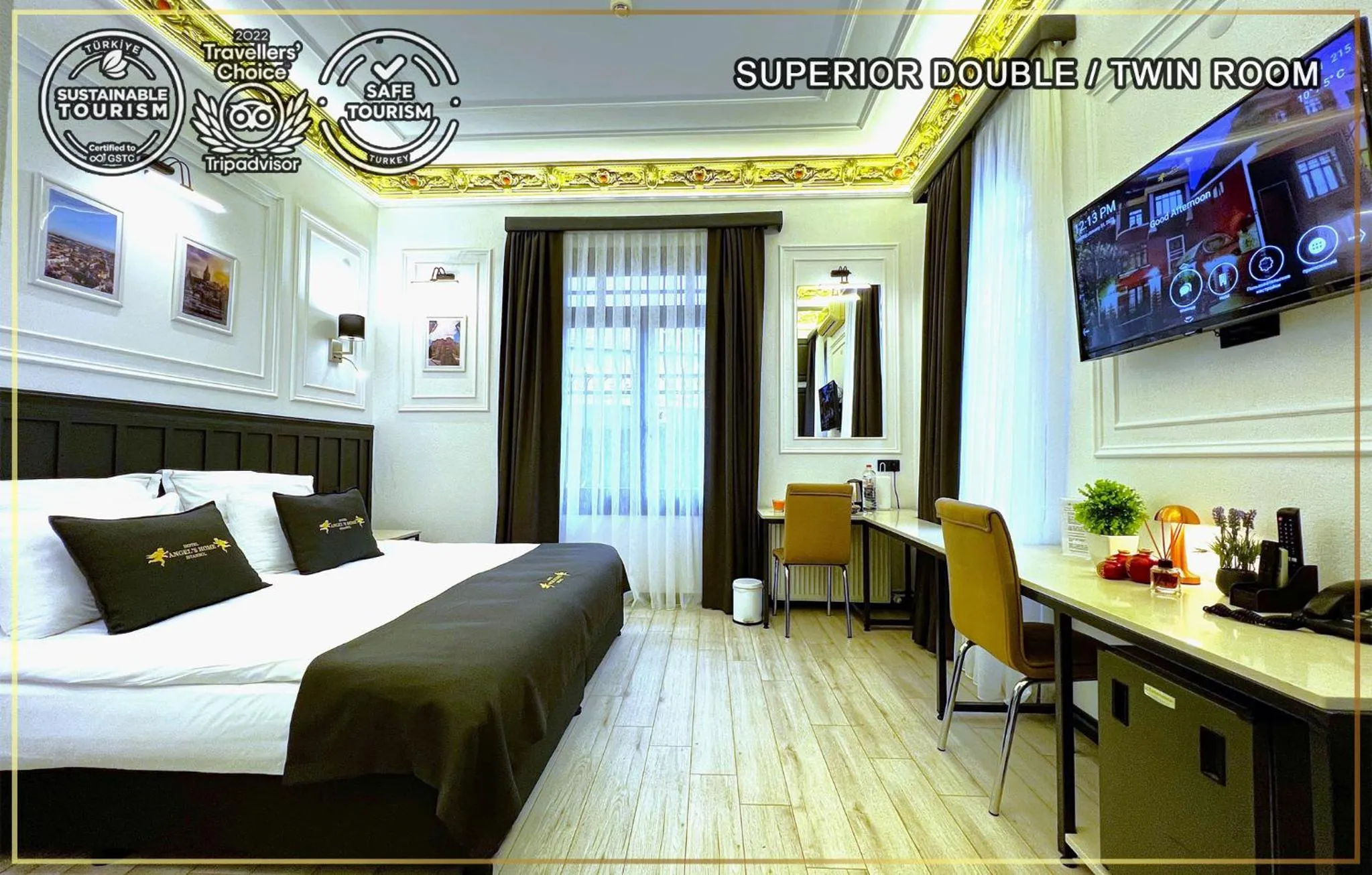 Bed in Angel's Home Hotel - Angel Group Hotels