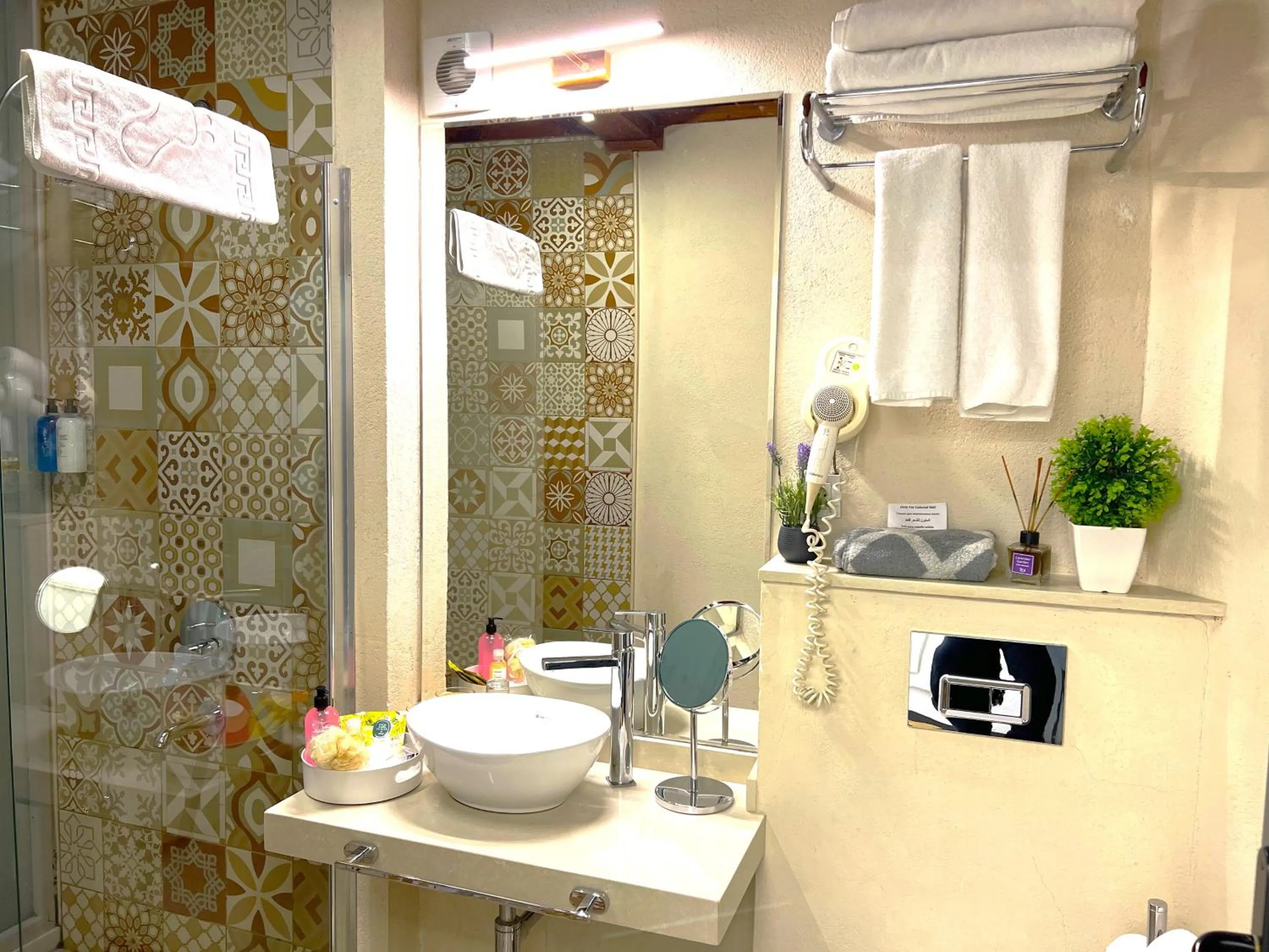 Shower in Angel's Home Hotel - Angel Group Hotels