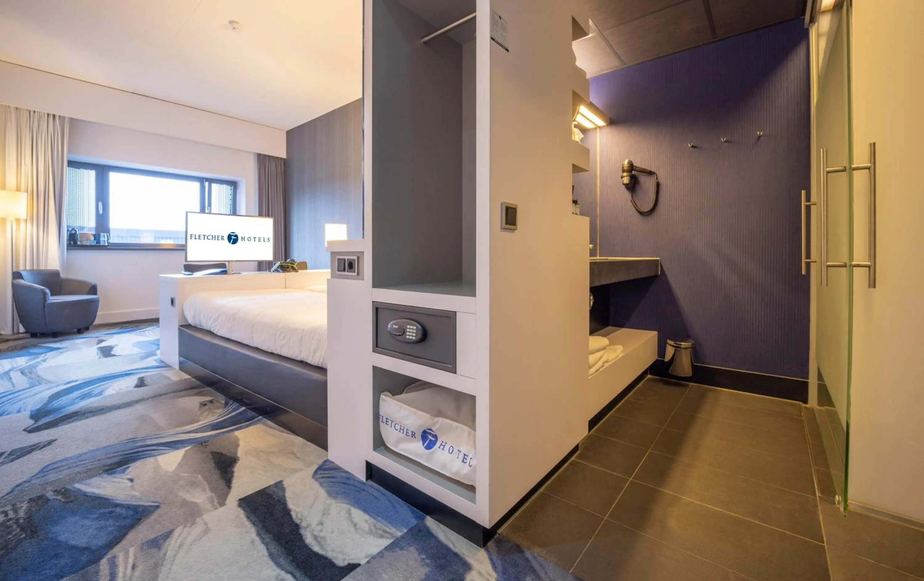 Bedroom, Bed in Fletcher Wellness-Hotel Sittard