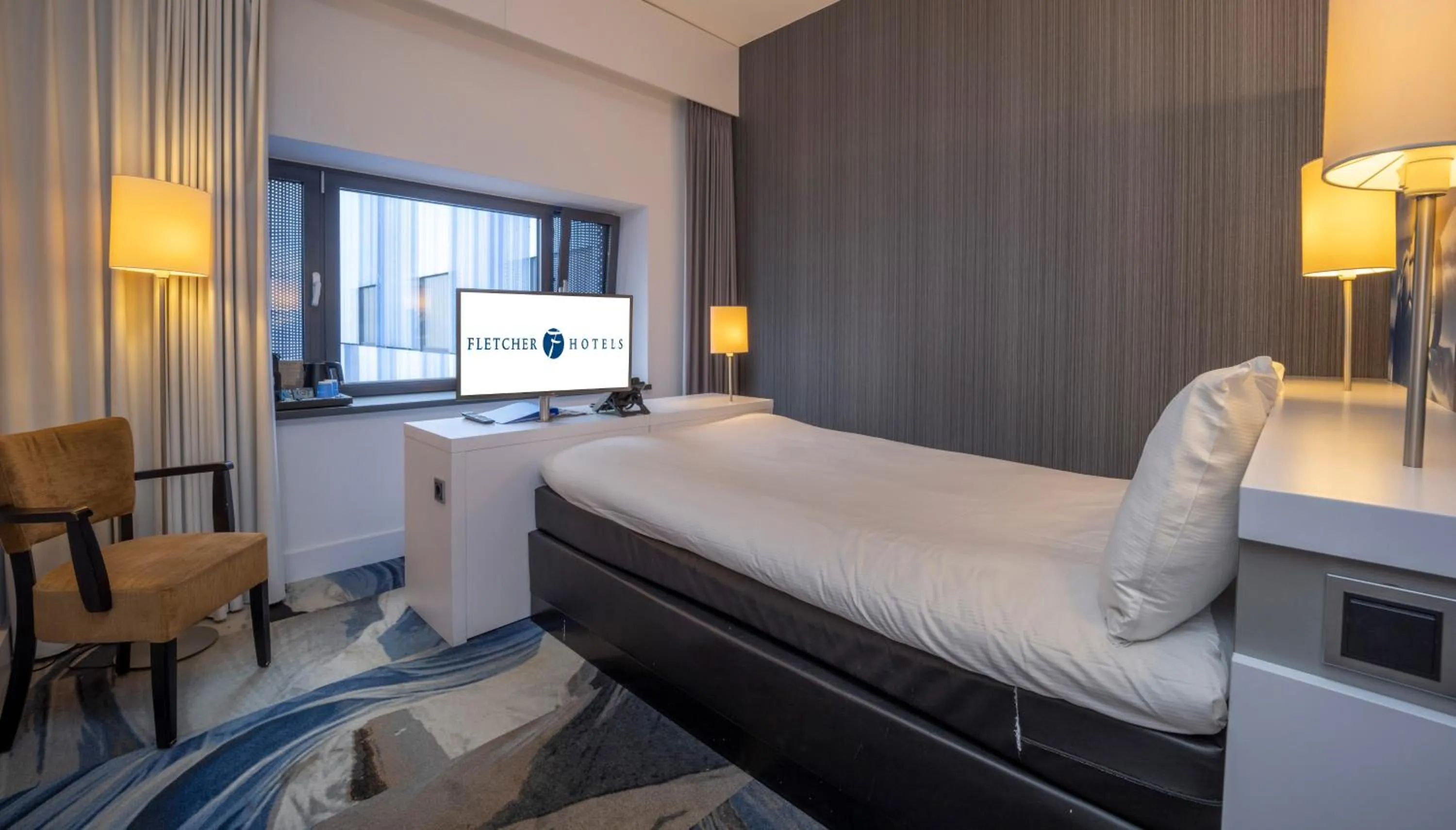 Bedroom, Bed in Fletcher Wellness-Hotel Sittard