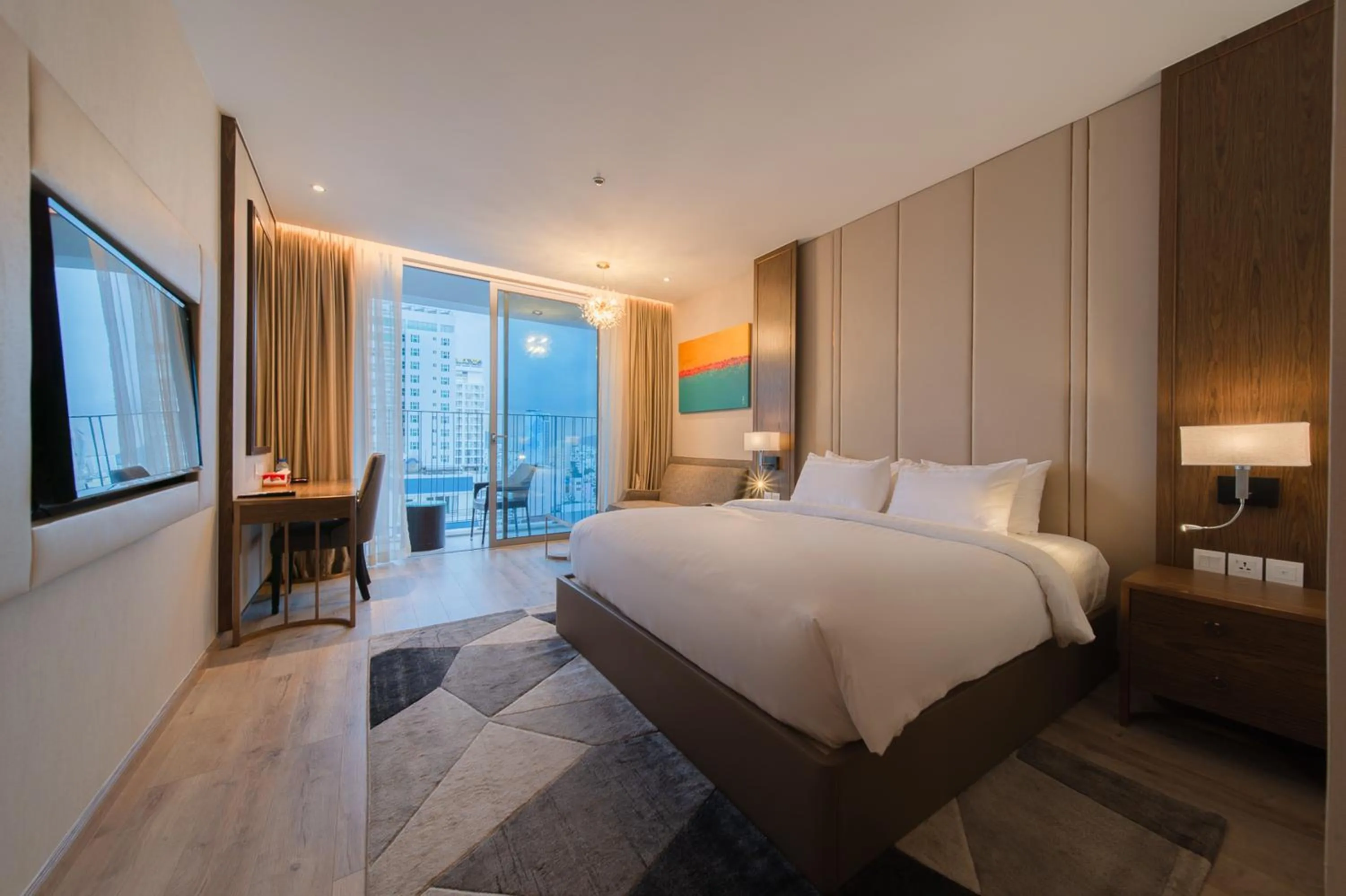 Bed in SeaHaven Panorama Nha Trang Superview Apartments