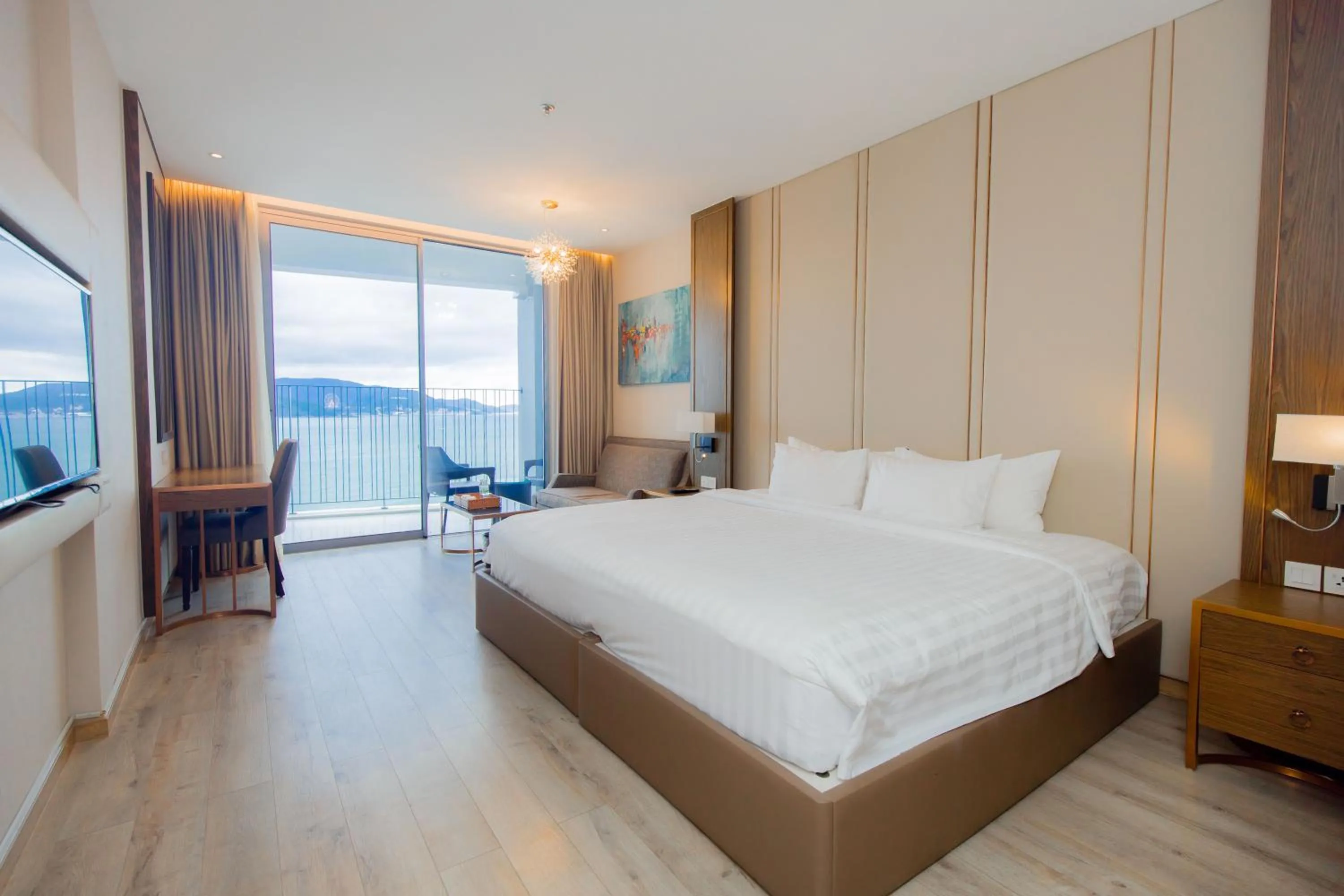 Bed in SeaHaven Panorama Nha Trang Superview Apartments