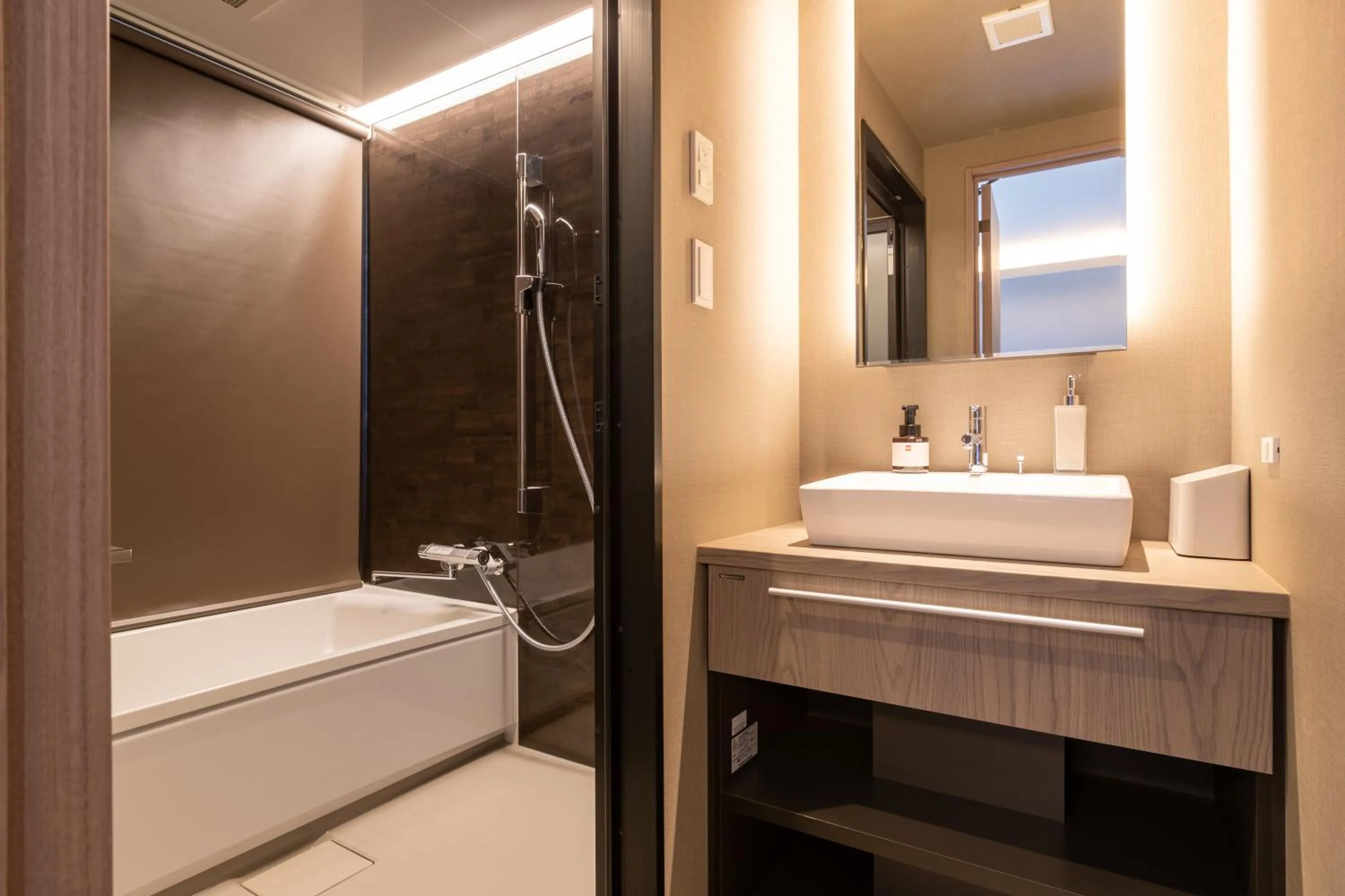 Bathroom, Bed in fav HAKODATE