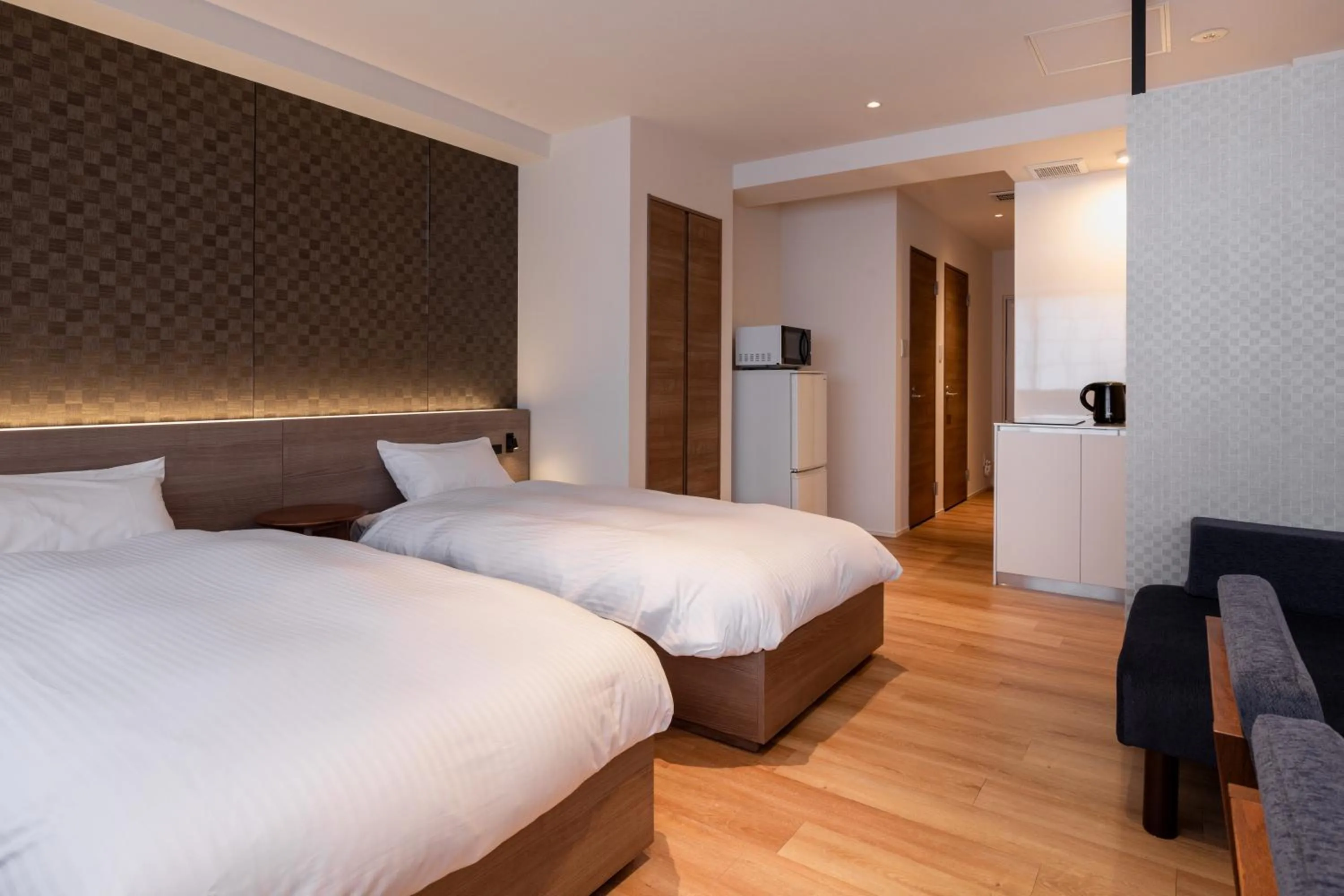 Photo of the whole room, Bed in COCOSHUKU Asakusa Kuramae