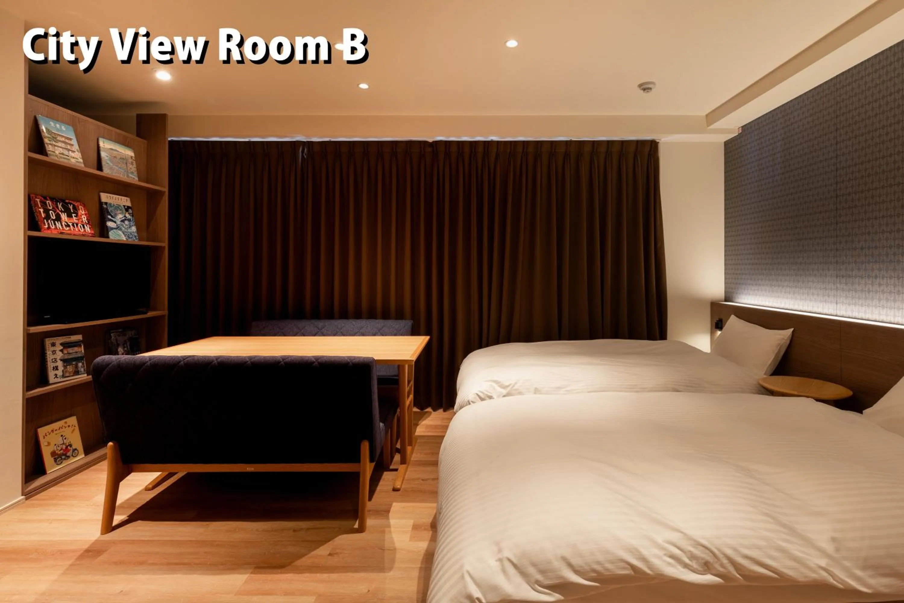 Photo of the whole room, Bed in COCOSHUKU Asakusa Kuramae