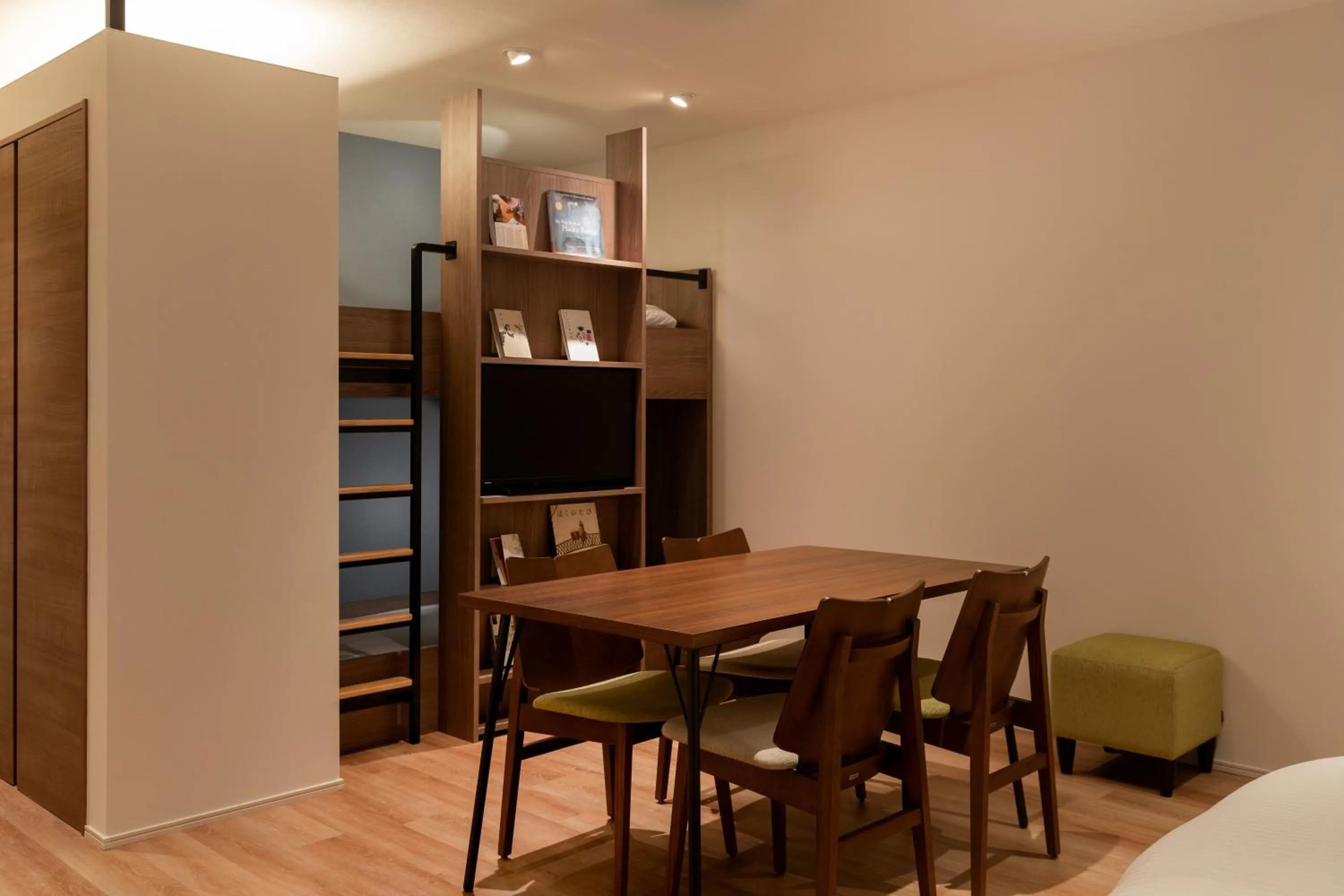 Living room in COCOSHUKU Asakusa Kuramae