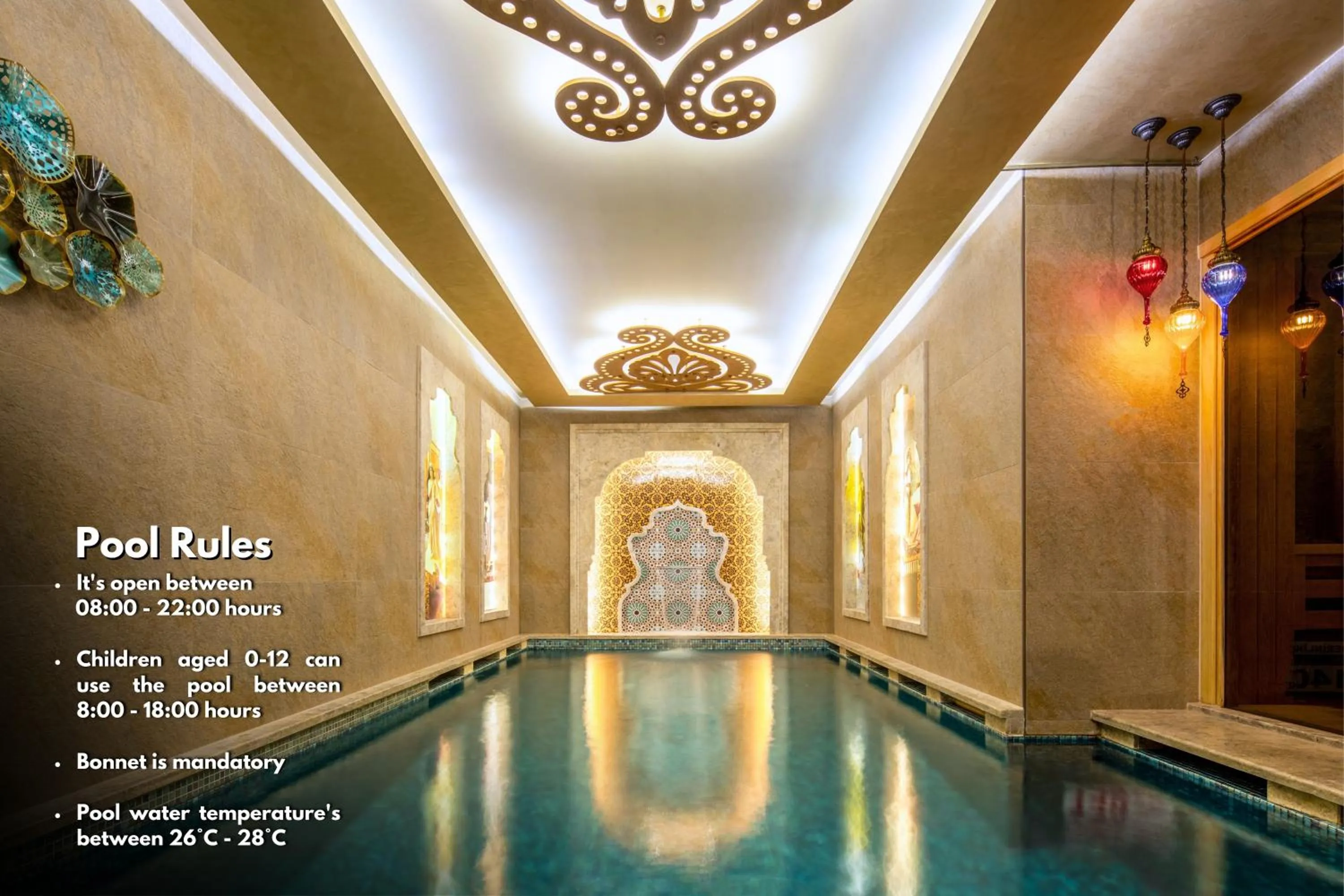 Swimming pool in Romance Istanbul Hotel Boutique Class