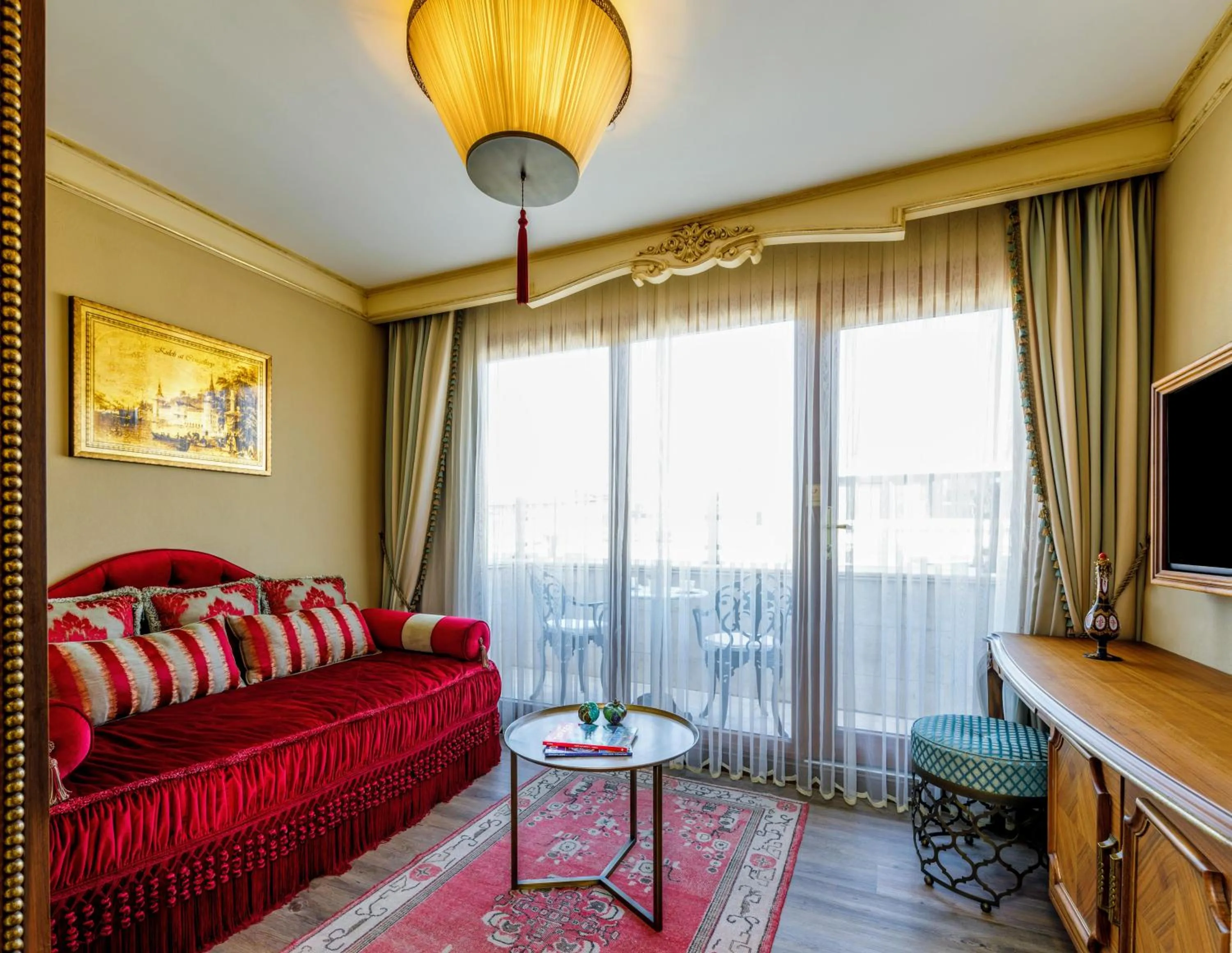 Seating area in Romance Istanbul Hotel Boutique Class