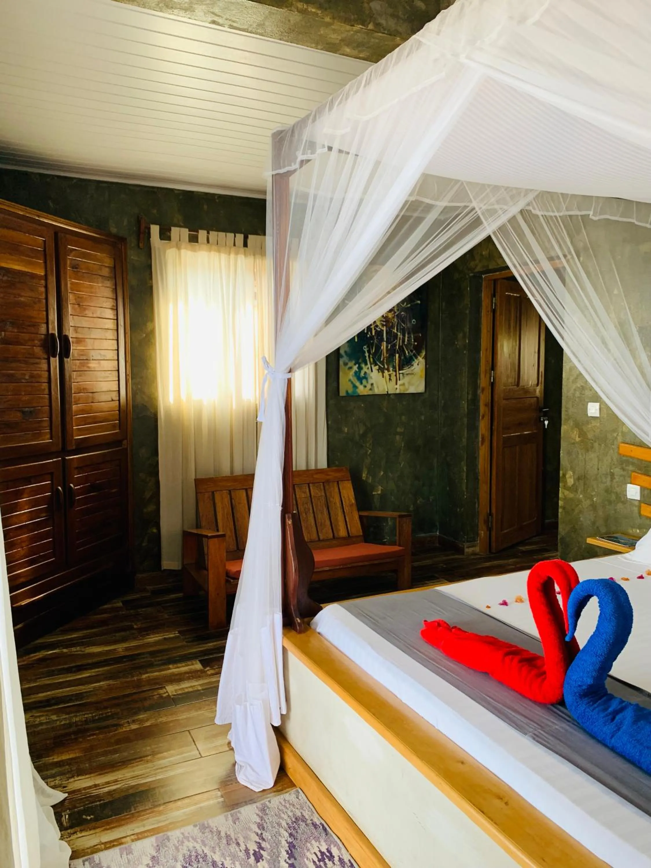 Bed in Ifaty Beach Club Resort