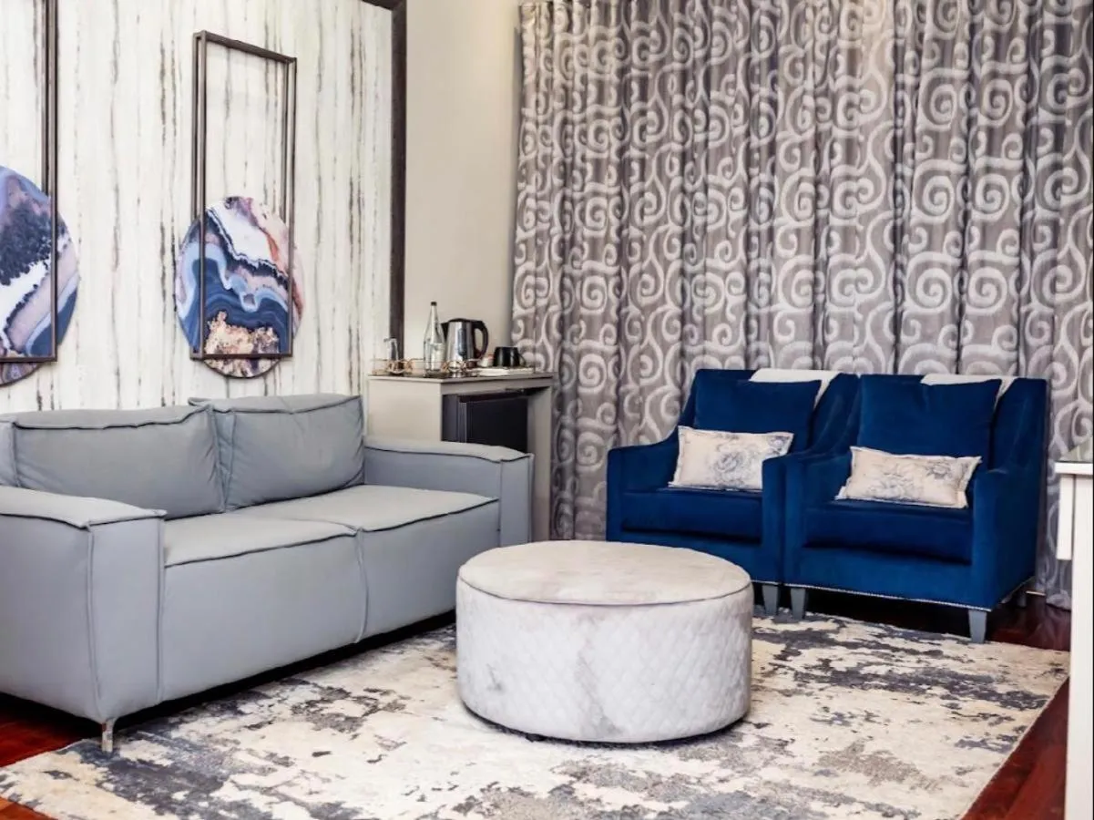 Seating area in One O Eight Boutique Hotel