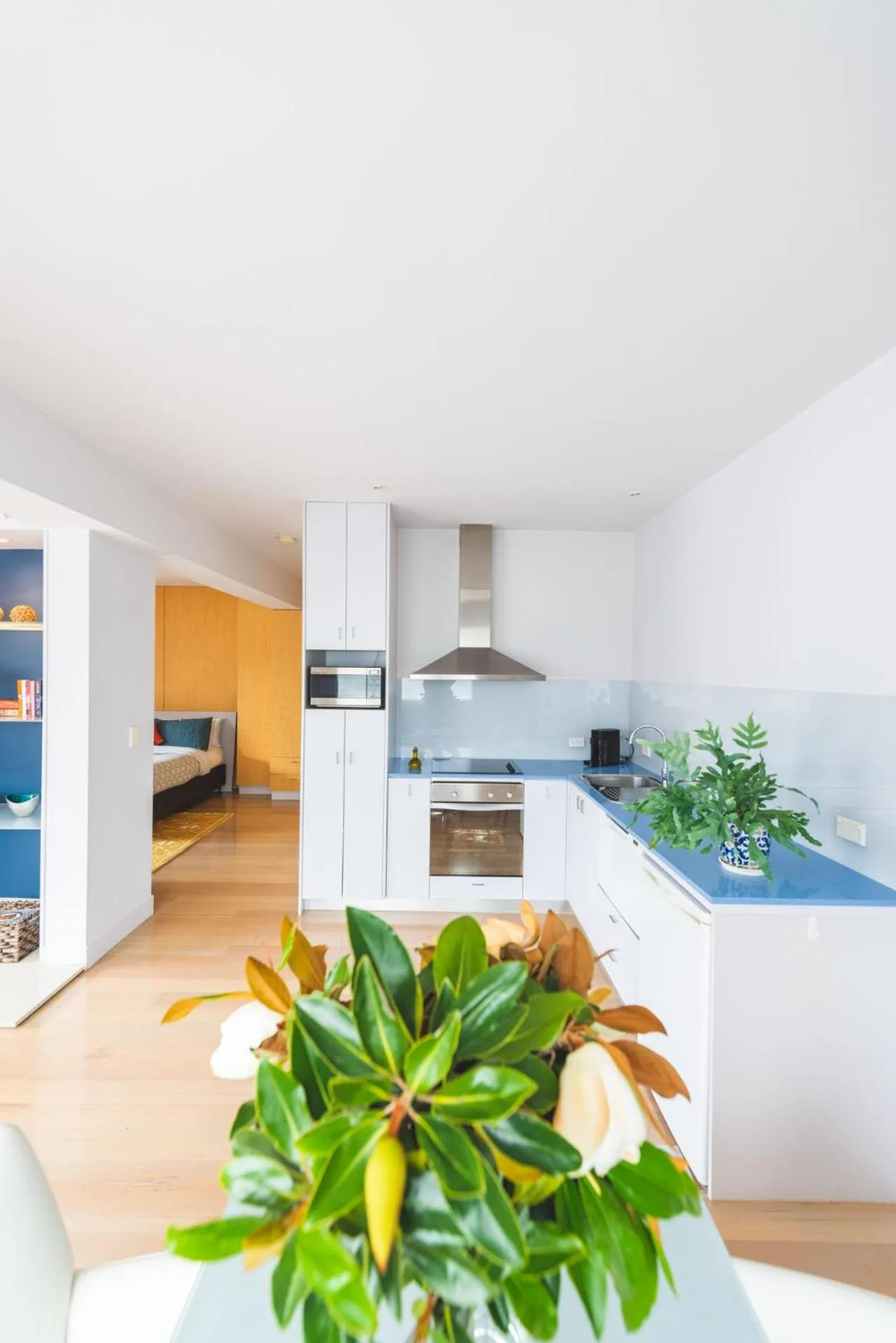 Kitchen or kitchenette in Rhyll Haven Luxury Getaway Apartments