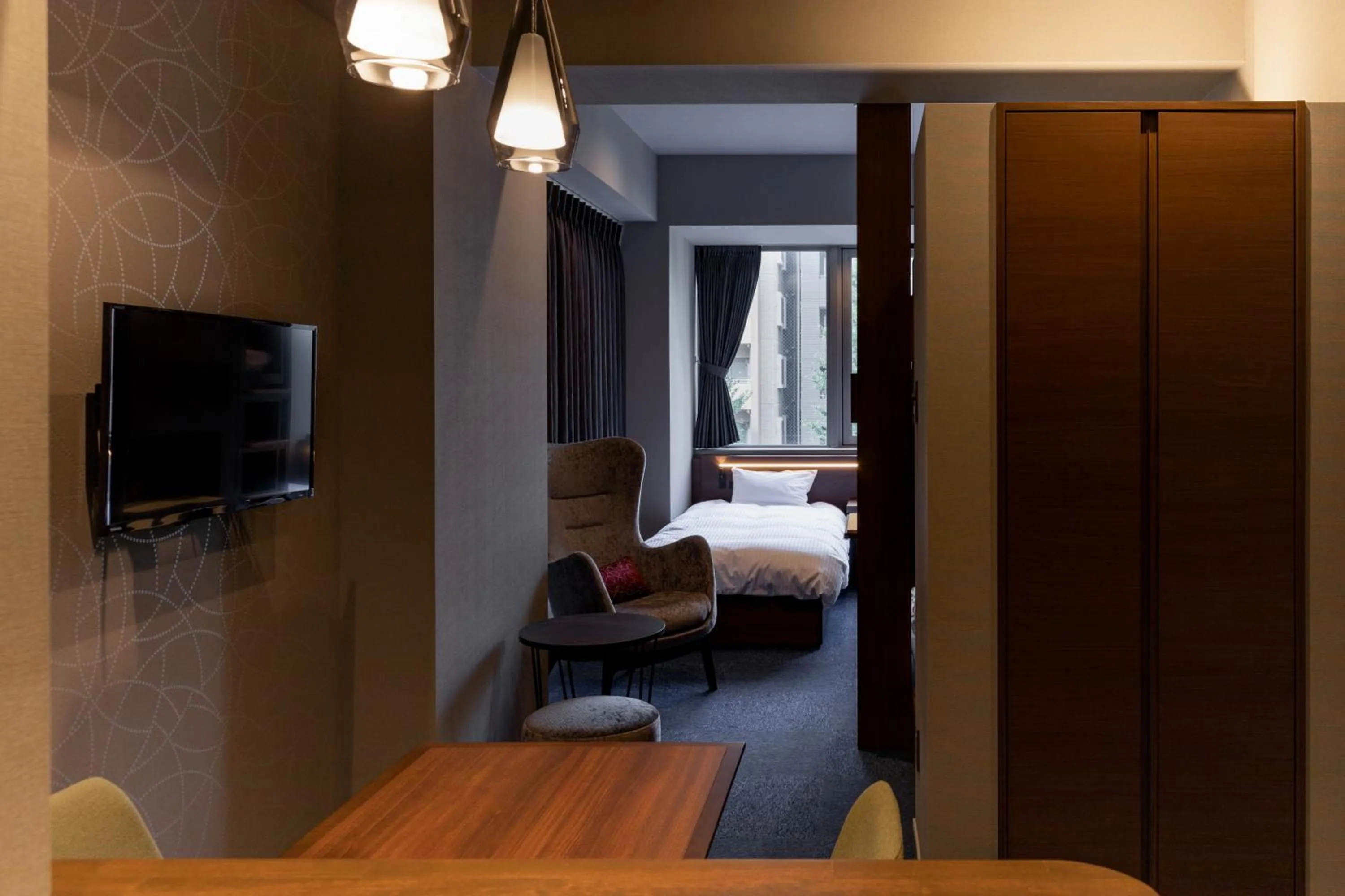 Photo of the whole room, Bed in COCOSHUKU Shinjuku-Hanazono