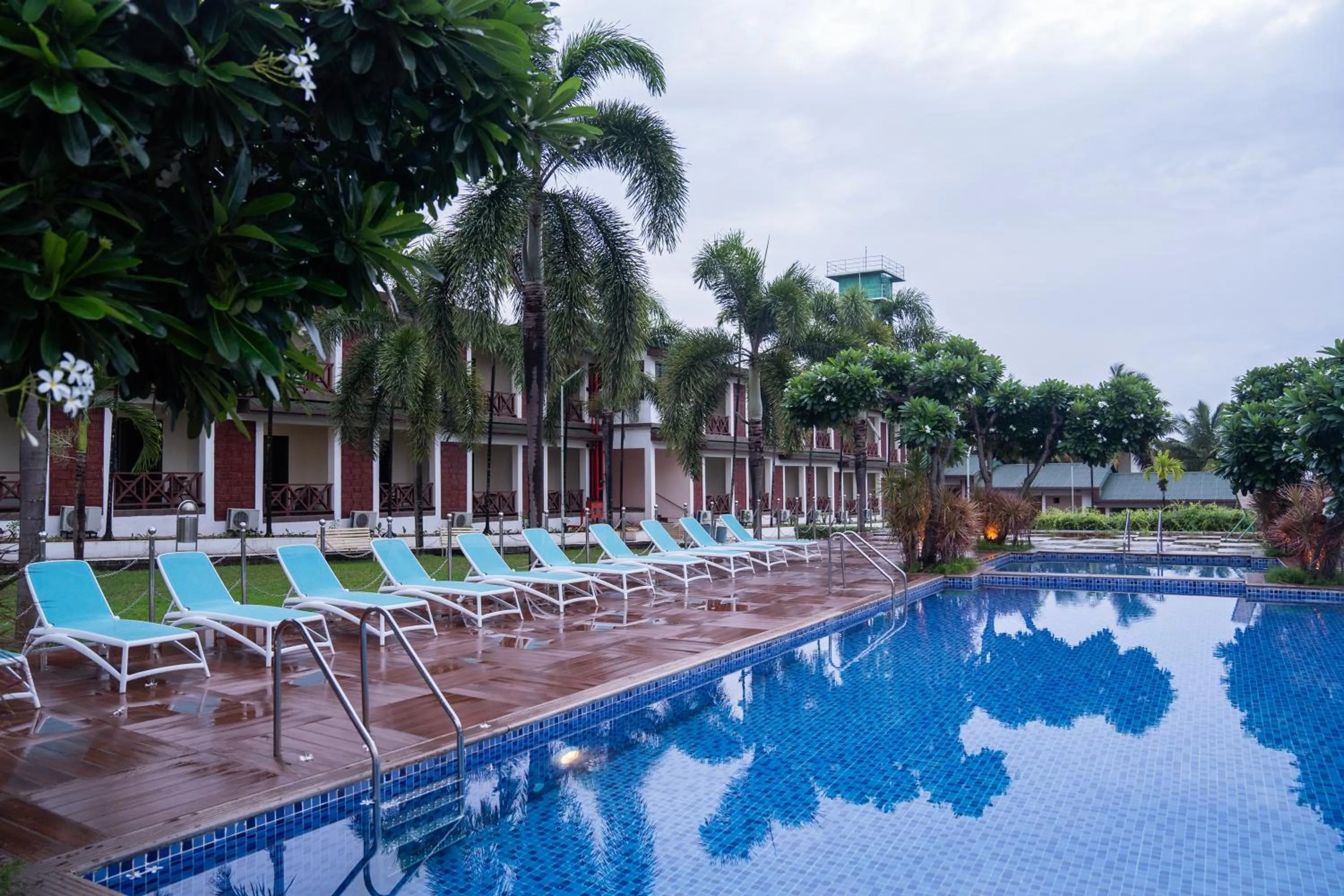 Swimming pool in Greenleaf The Resort & Spa, Ganpatipule