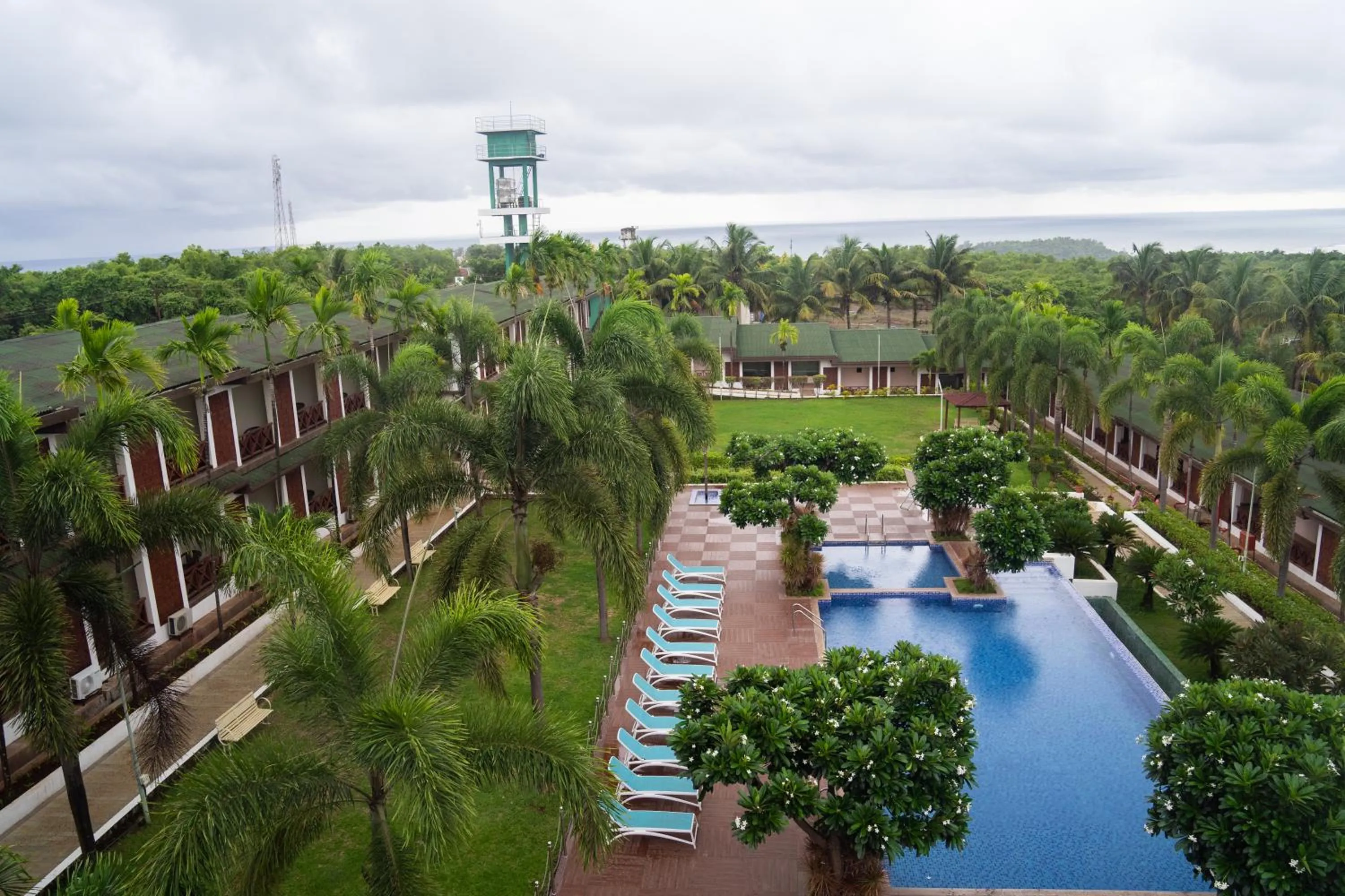 Swimming pool in Greenleaf The Resort & Spa, Ganpatipule