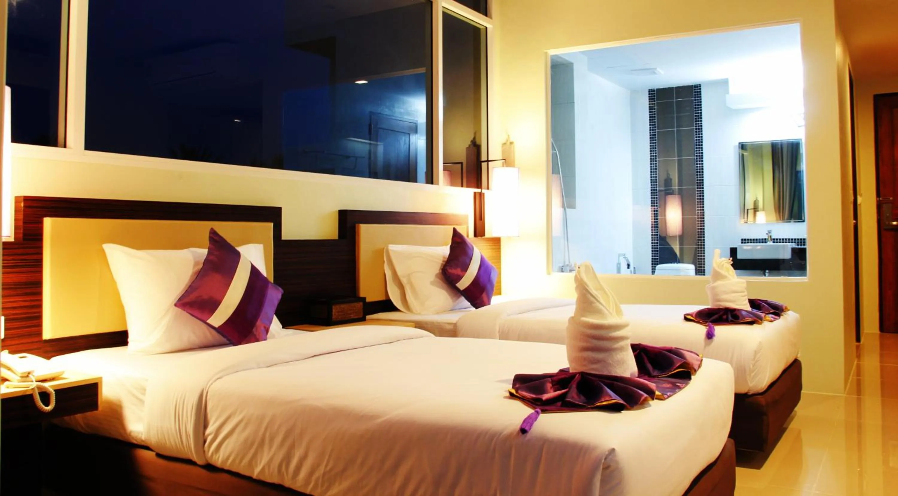 Bedroom, Bed in AM Surin Place