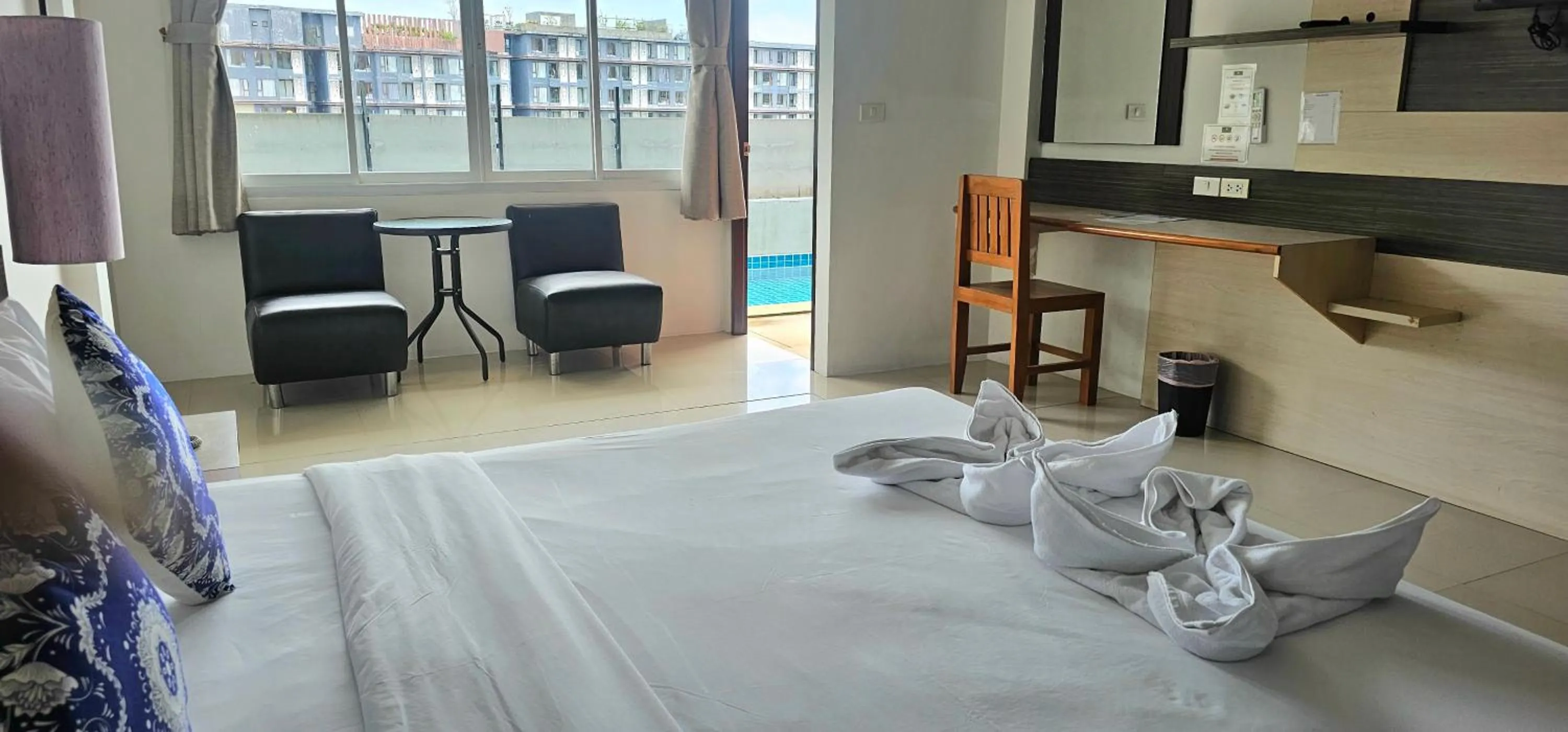 Bedroom, Bed in AM Surin Place