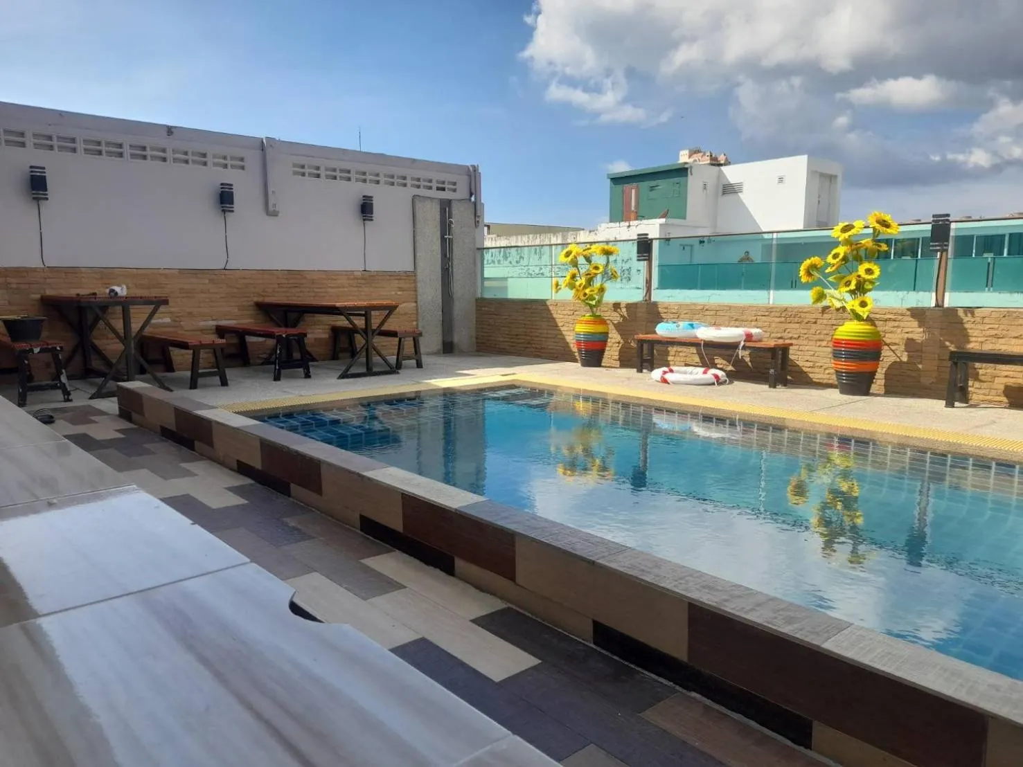 Pool view in The Patong Center Hotel