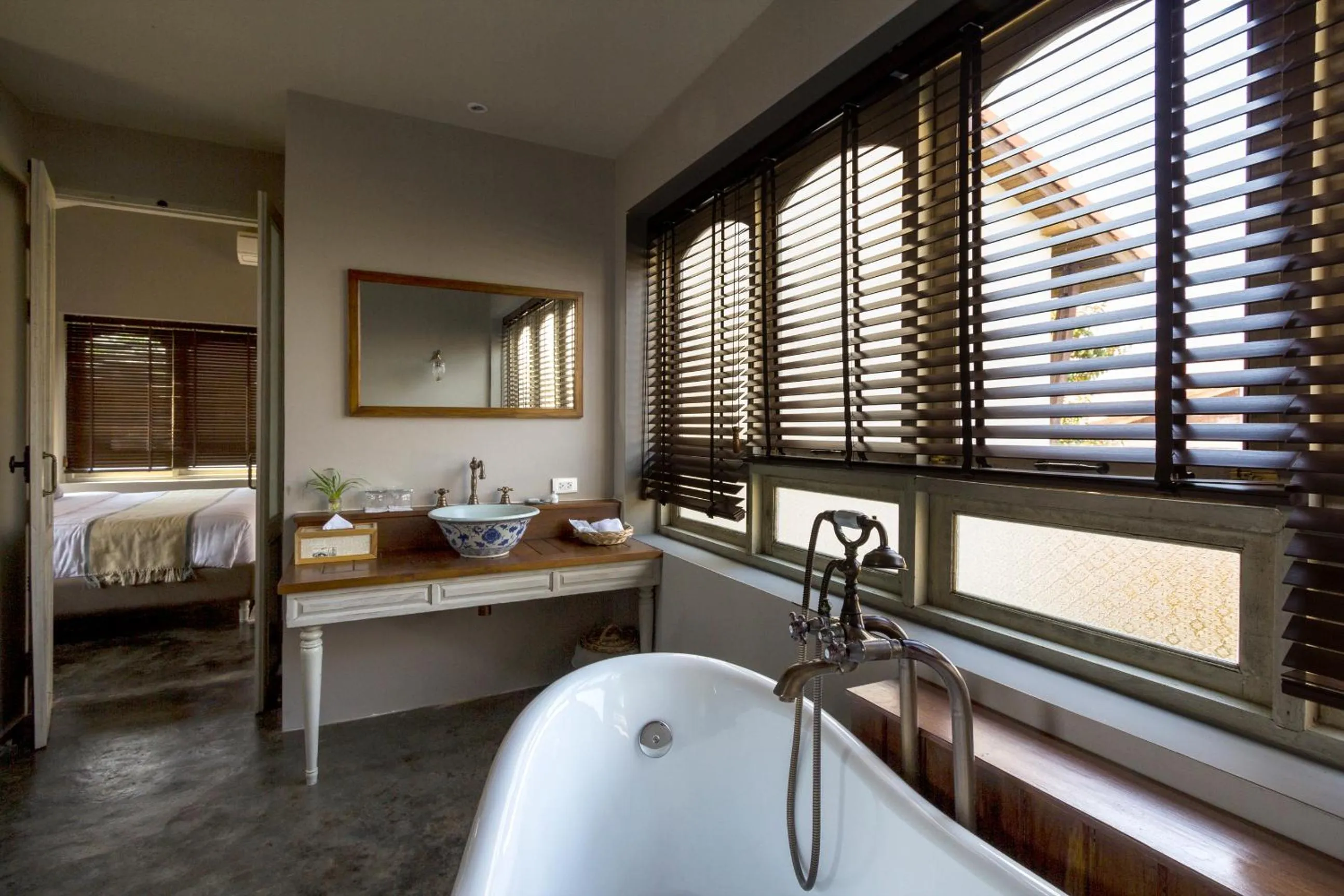 Bathroom, Bed in Reverie Siam