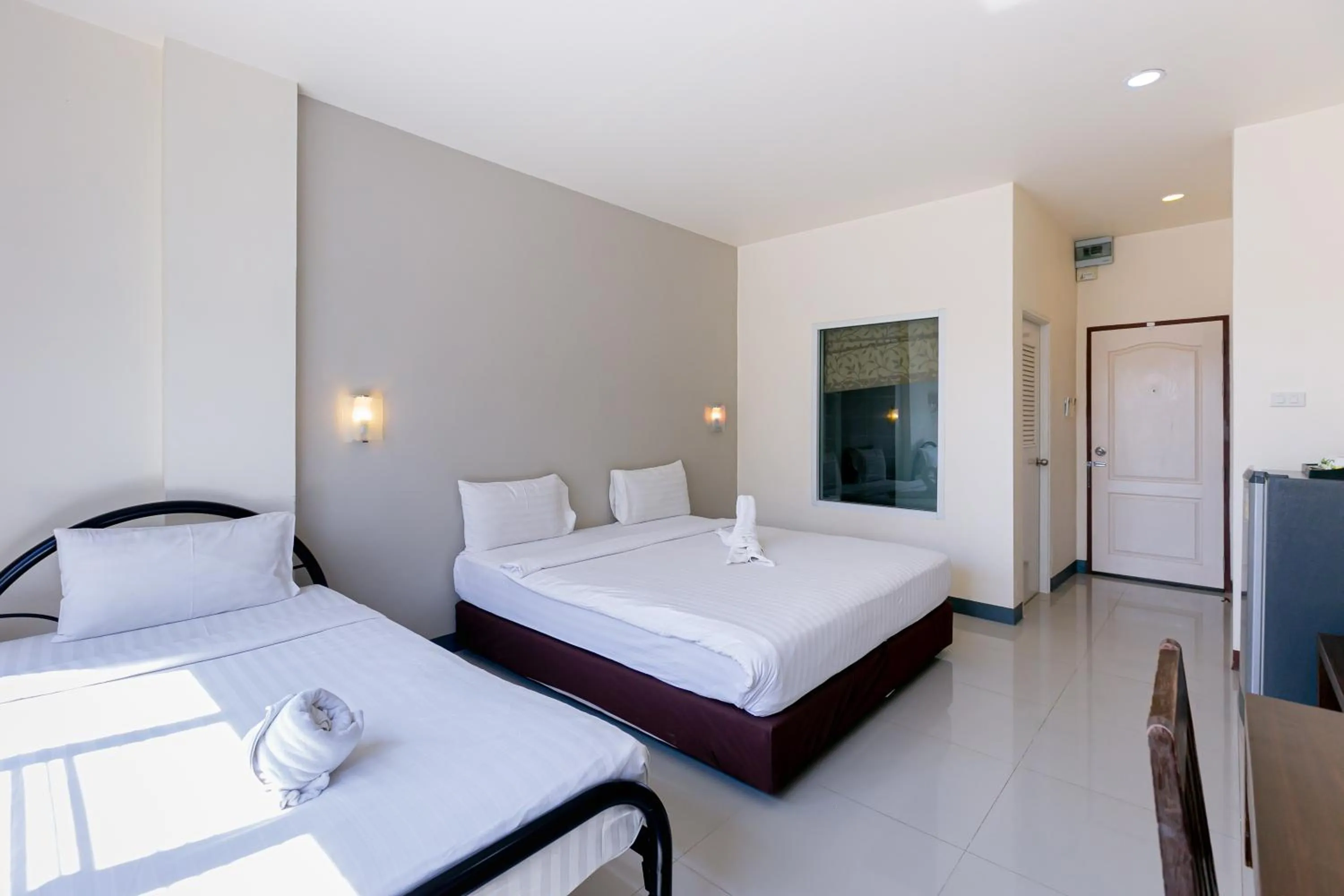 Bed in Panwalee Hotel