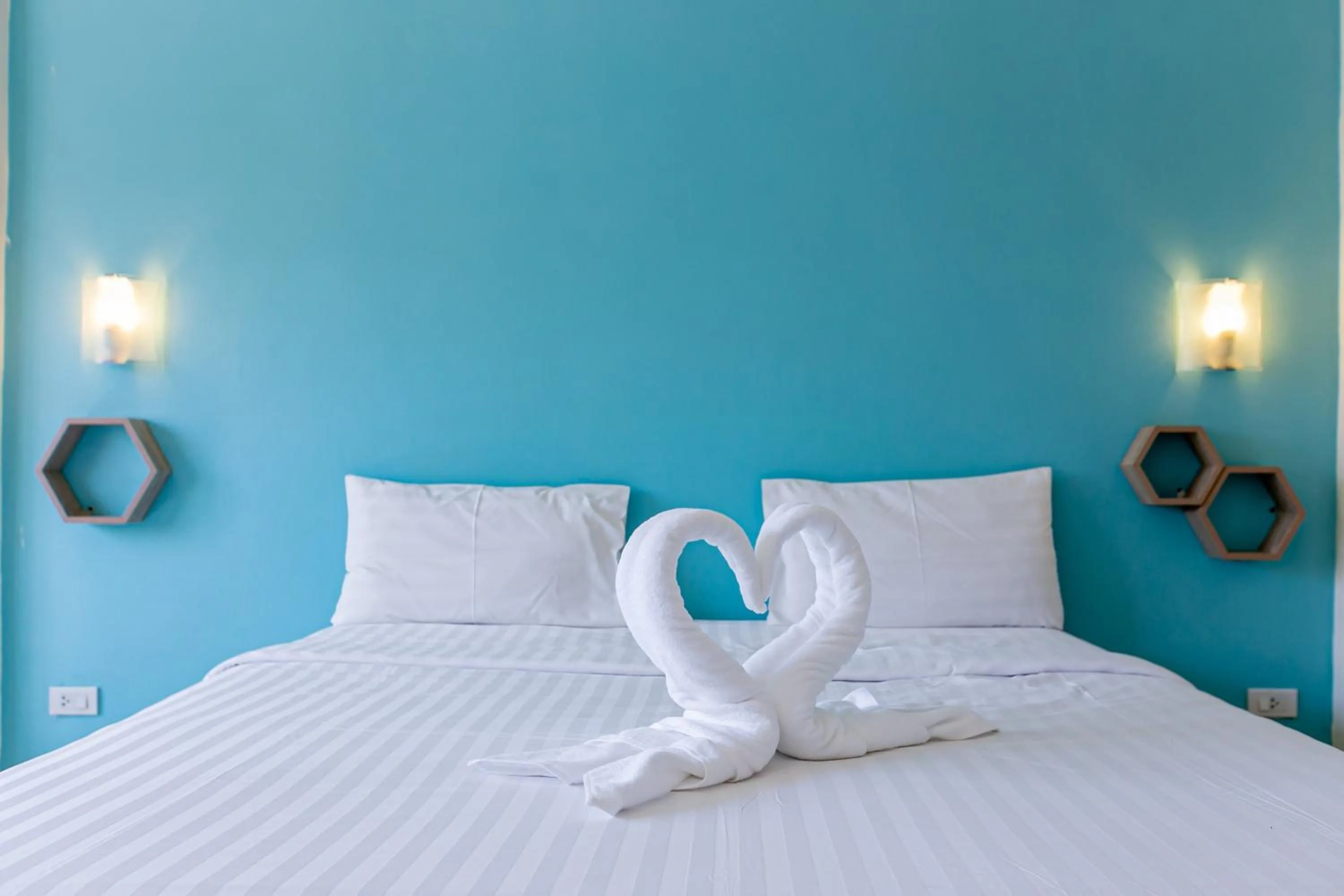 Bed in Panwalee Hotel