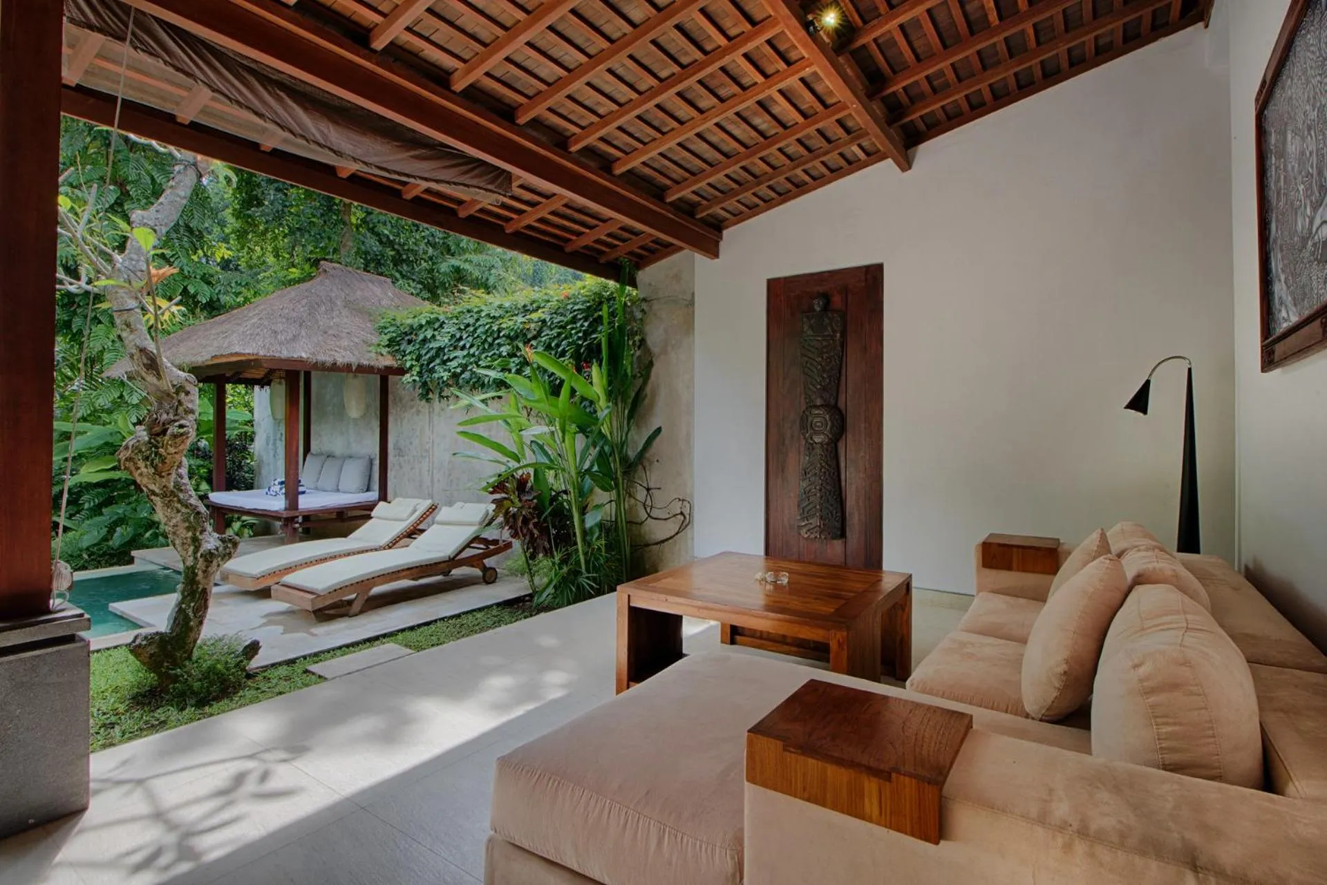 Living room in Santun Luxury Private Villas