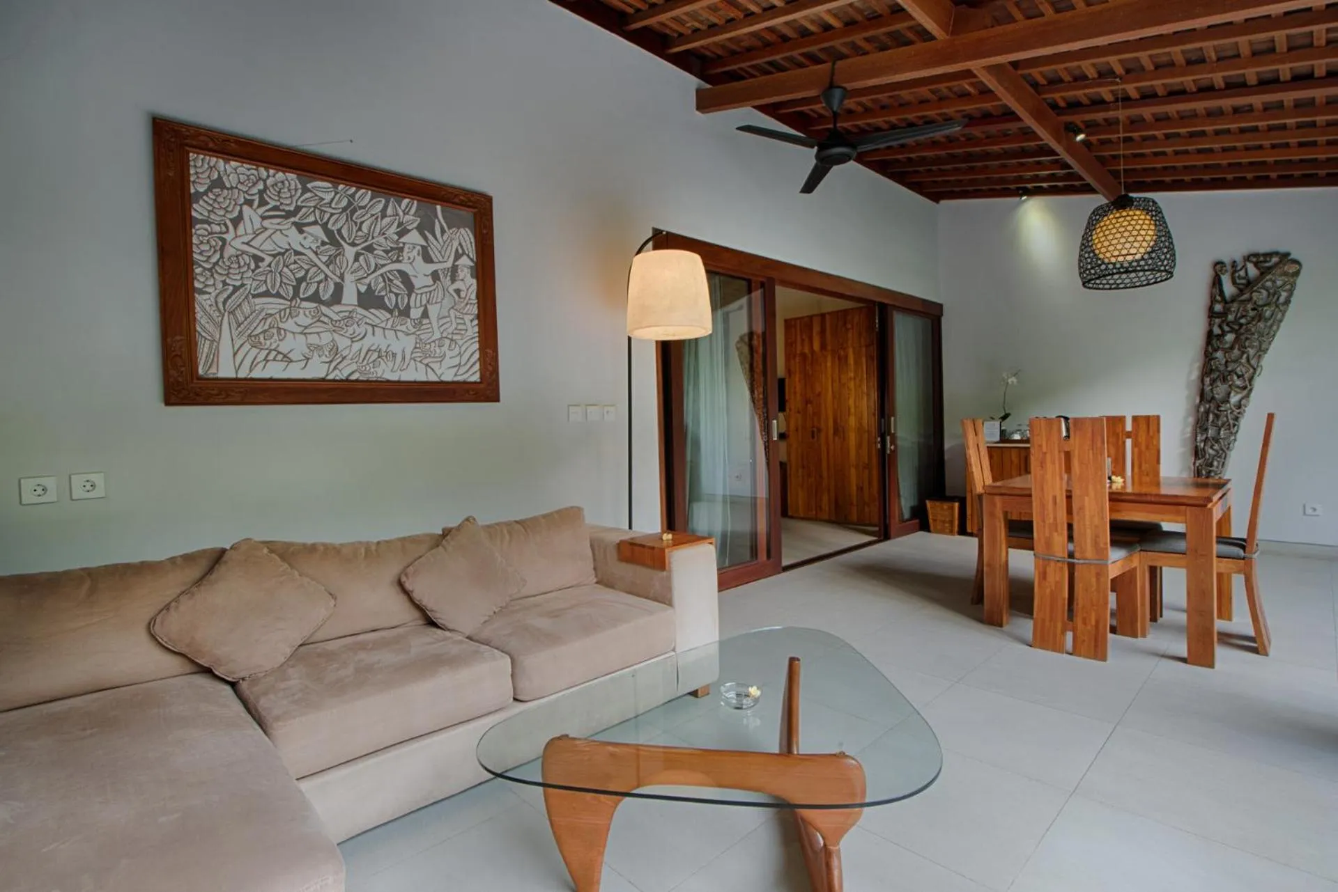 Living room in Santun Luxury Private Villas
