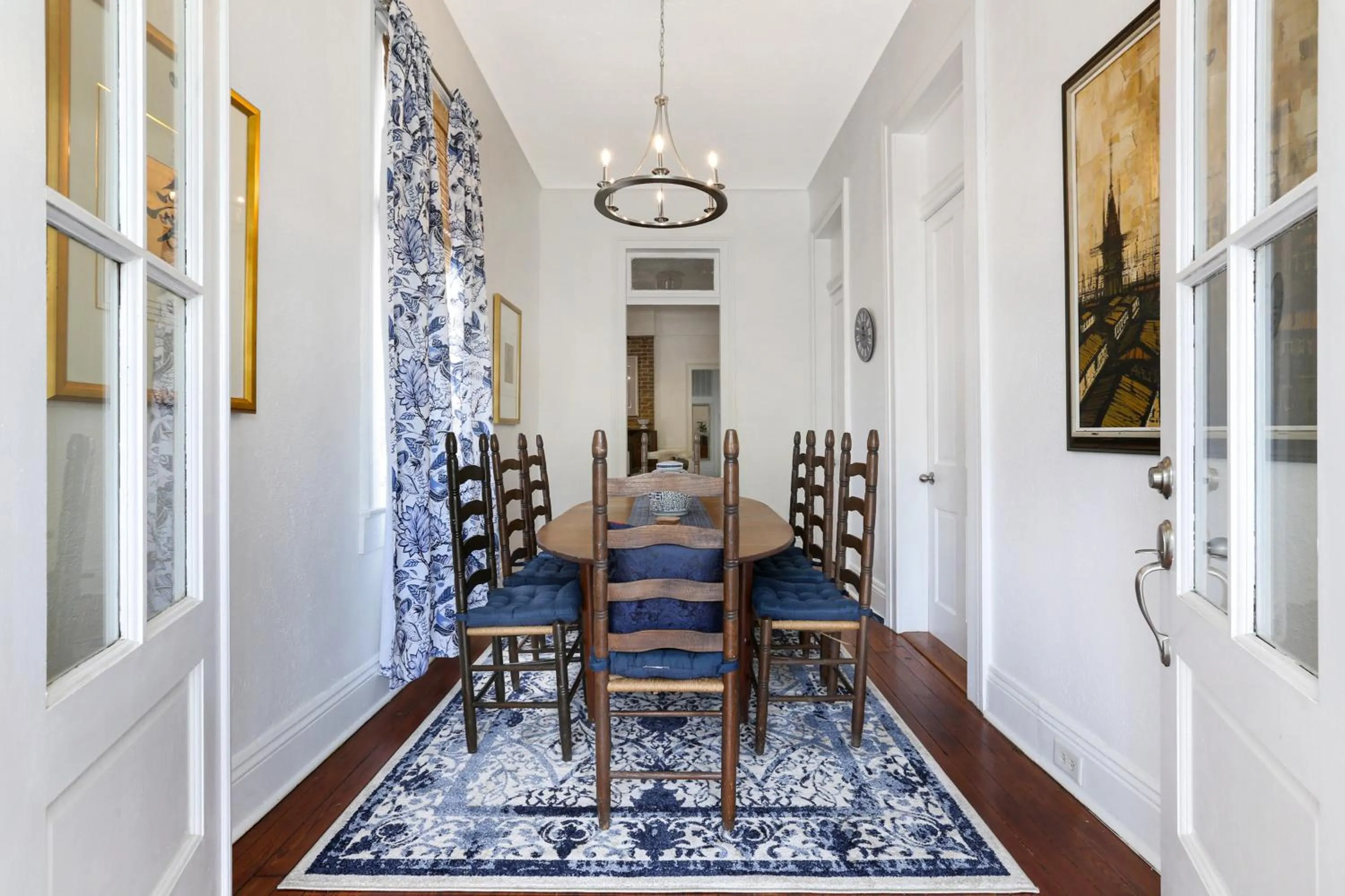 Dining area in Uptown Spacious 4BD/3BA with Historic Charm