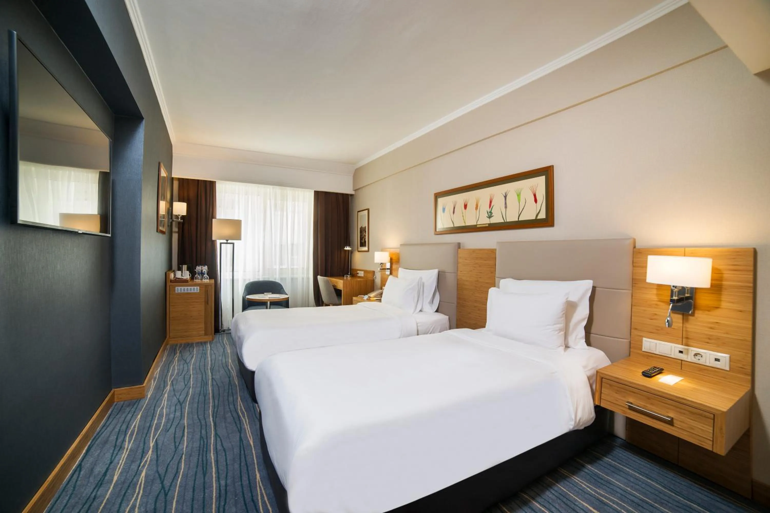 Bed in Radisson Hotel President Old Town Istanbul