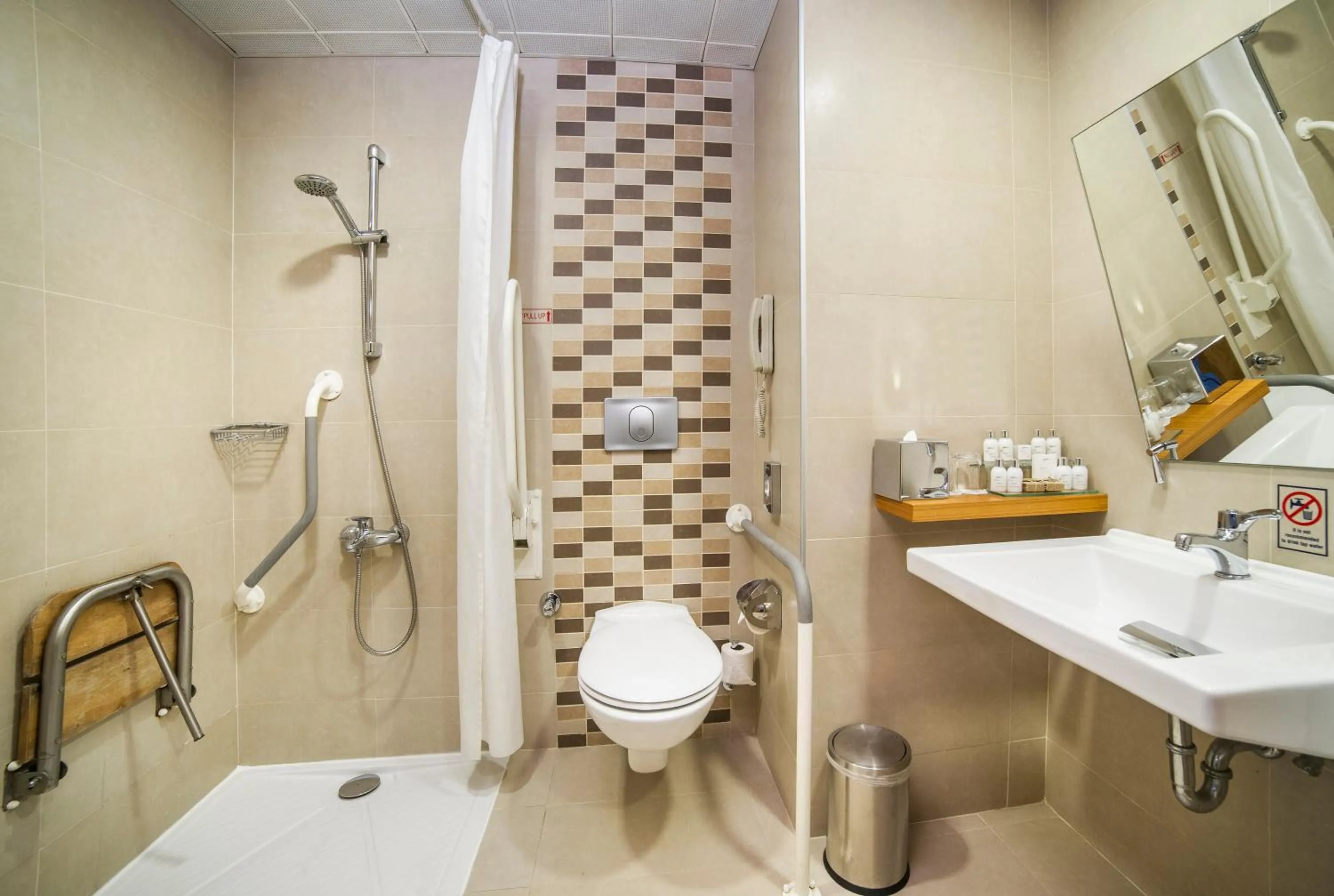 Facility for disabled guests in Radisson Hotel President Old Town Istanbul