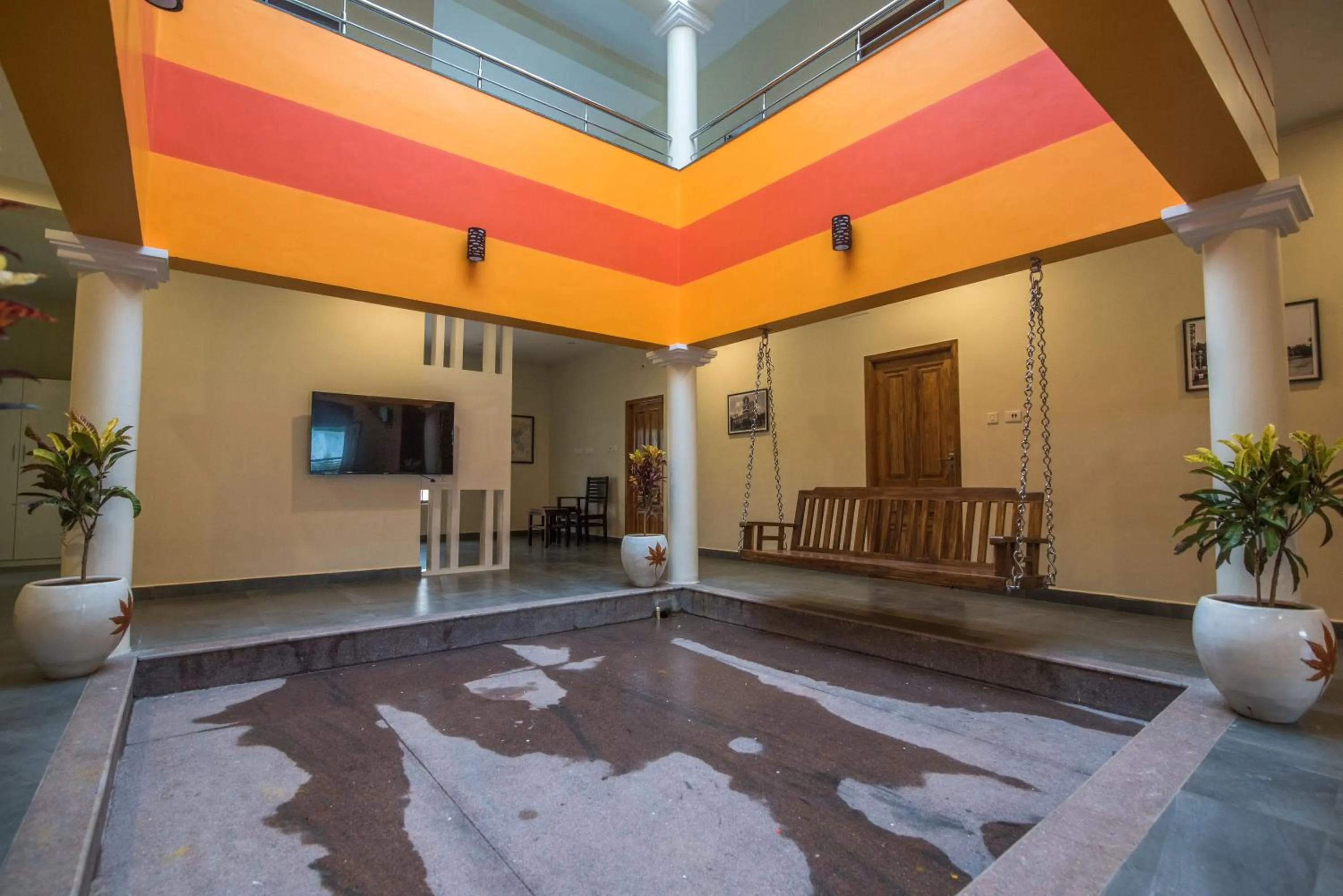 Seating area in Saffron Vilva