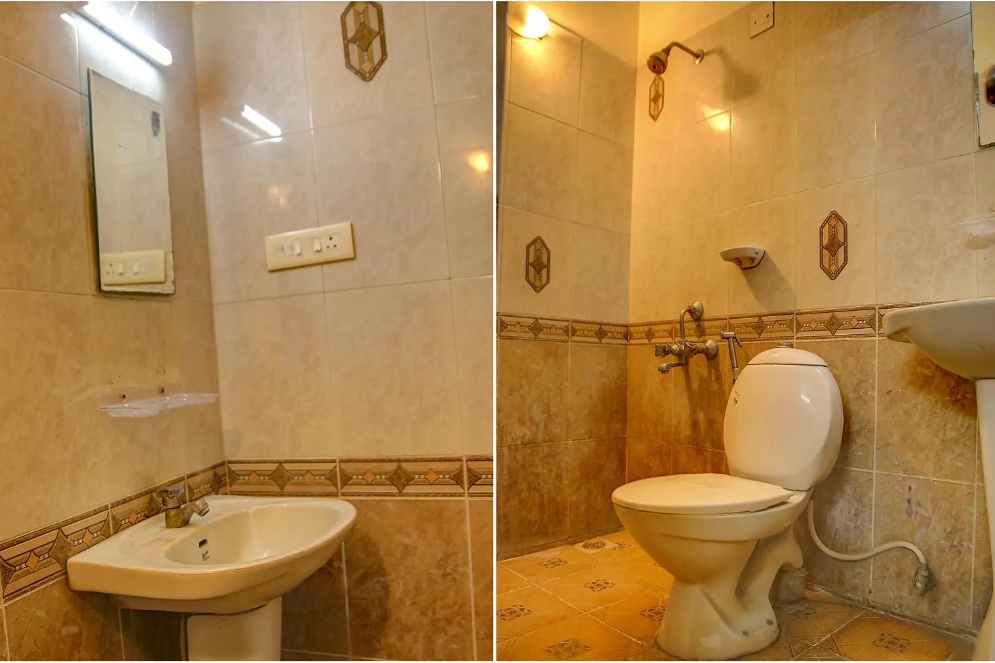 Bathroom in FabHotel Hibiscus Stays - Nr Sholinganallur Water Lake & VGP Aqua Kingdom