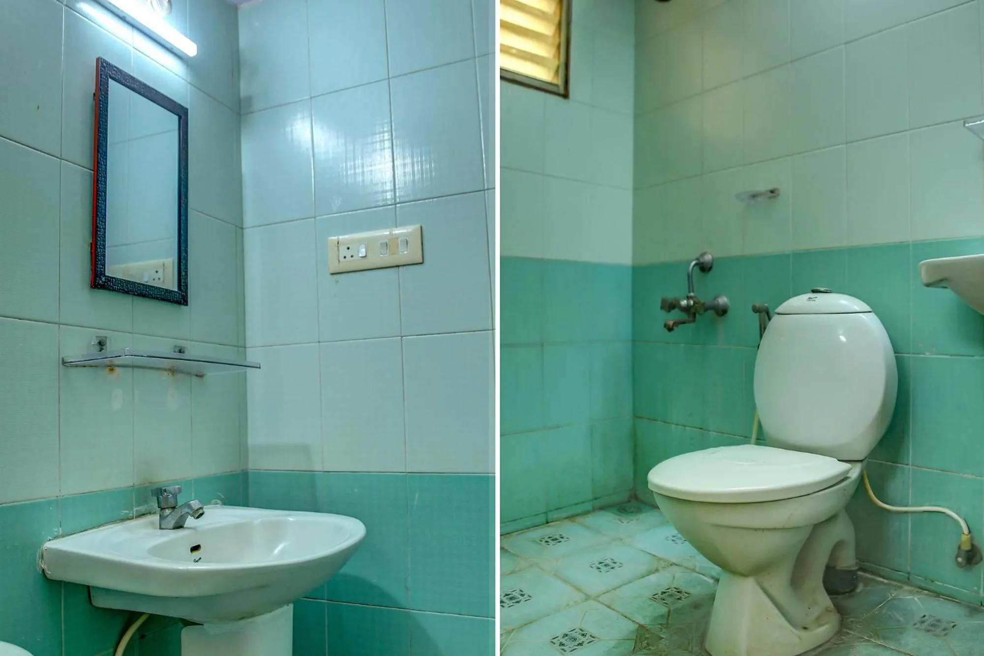 Bathroom in FabHotel Hibiscus Stays - Nr Sholinganallur Water Lake & VGP Aqua Kingdom