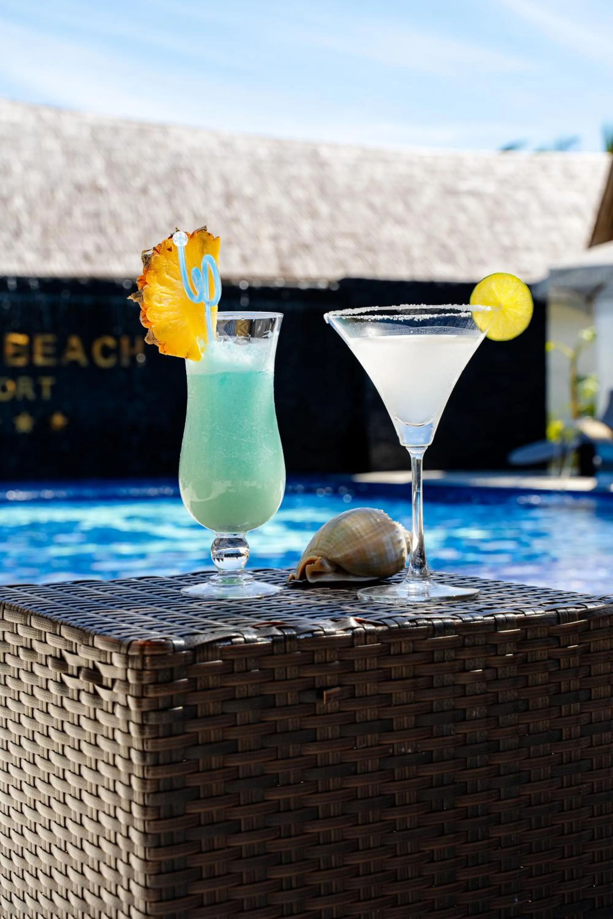 Pool view in Golden Beach Resort