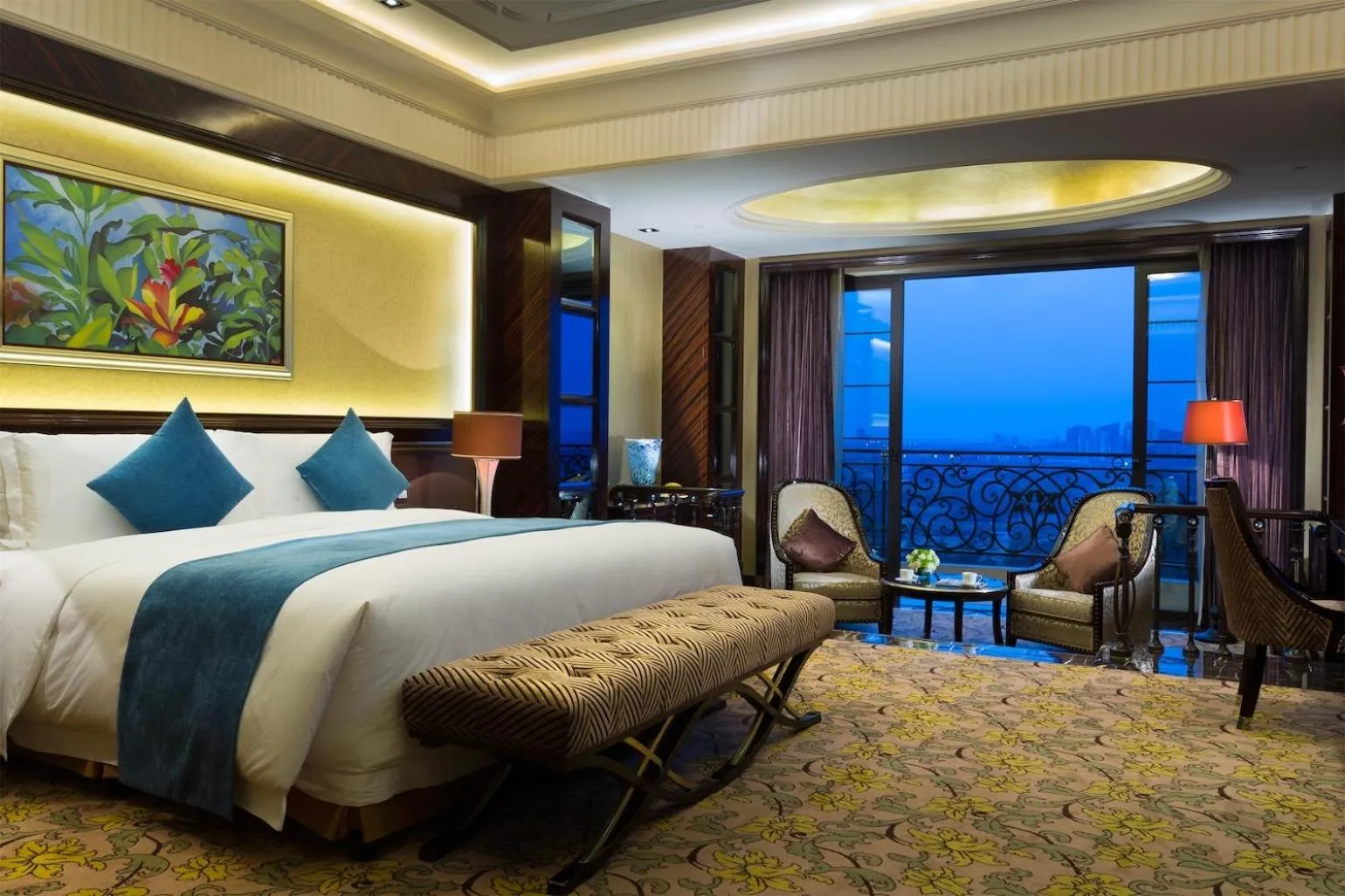 Bed in Howard Johnson Agile Plaza Chengdu