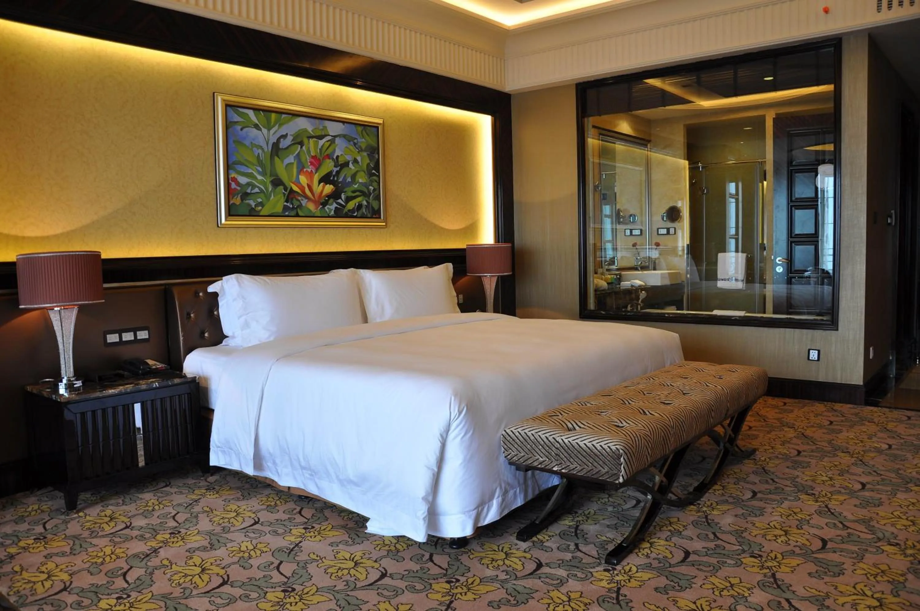 Bed in Howard Johnson Agile Plaza Chengdu