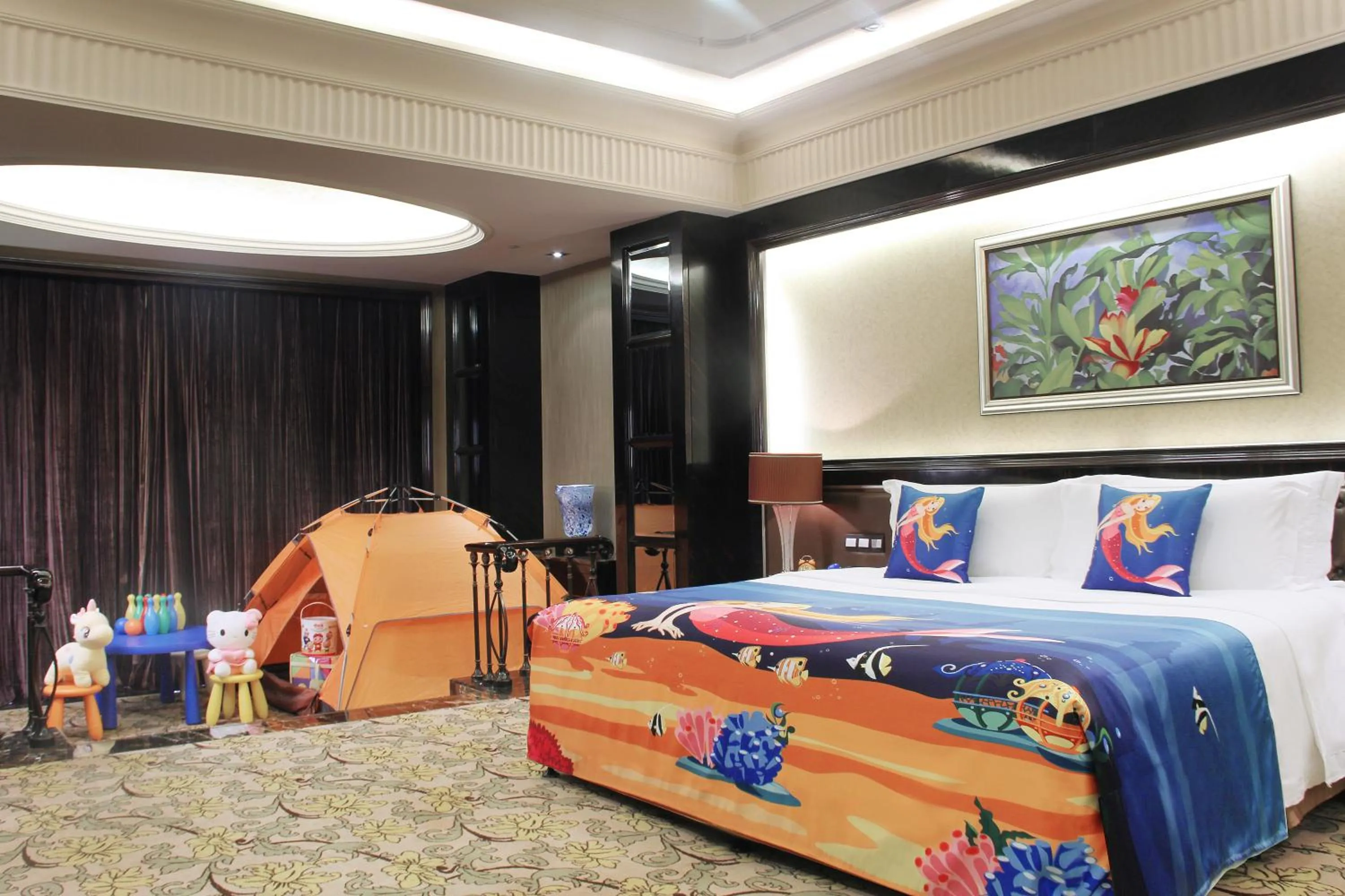 Bed in Howard Johnson Agile Plaza Chengdu