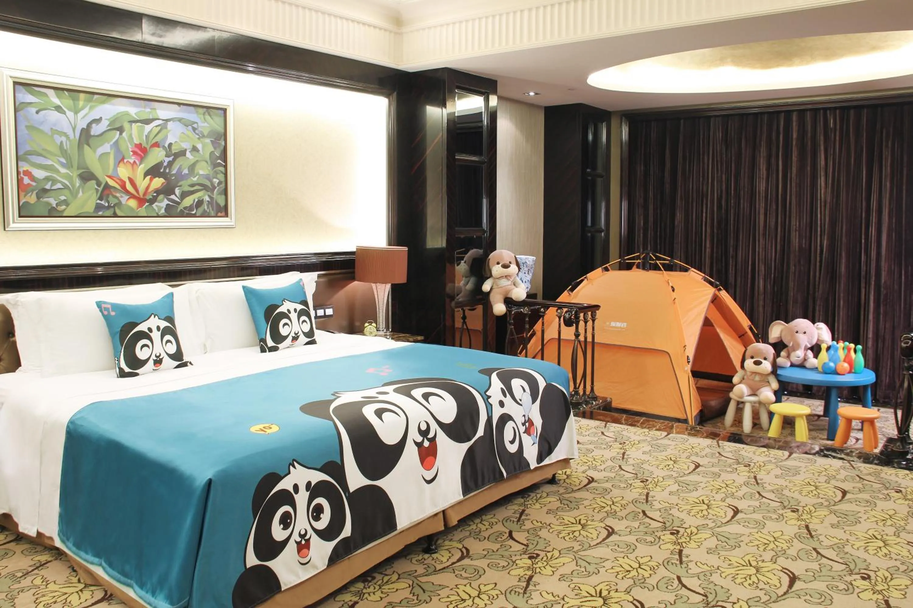 Bed in Howard Johnson Agile Plaza Chengdu