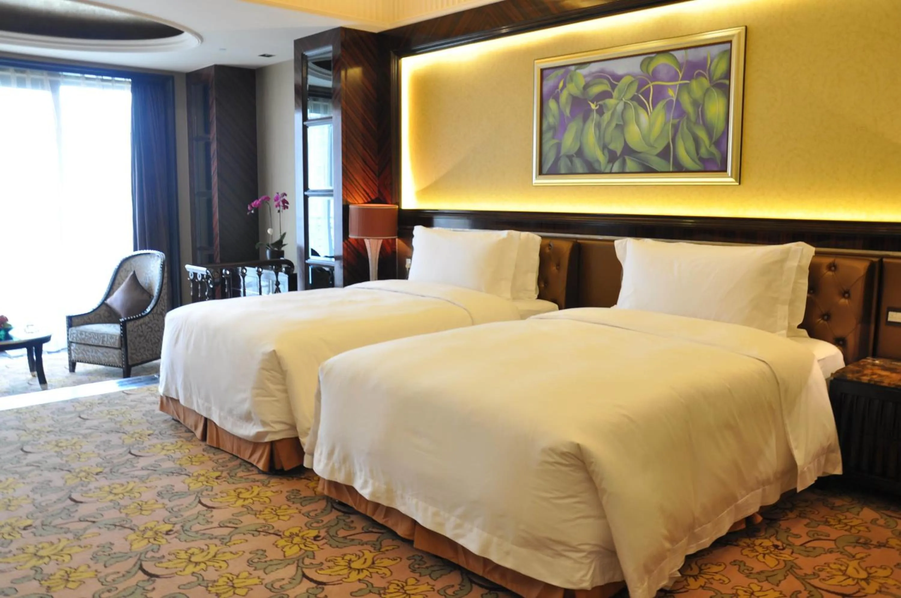 Bed in Howard Johnson Agile Plaza Chengdu