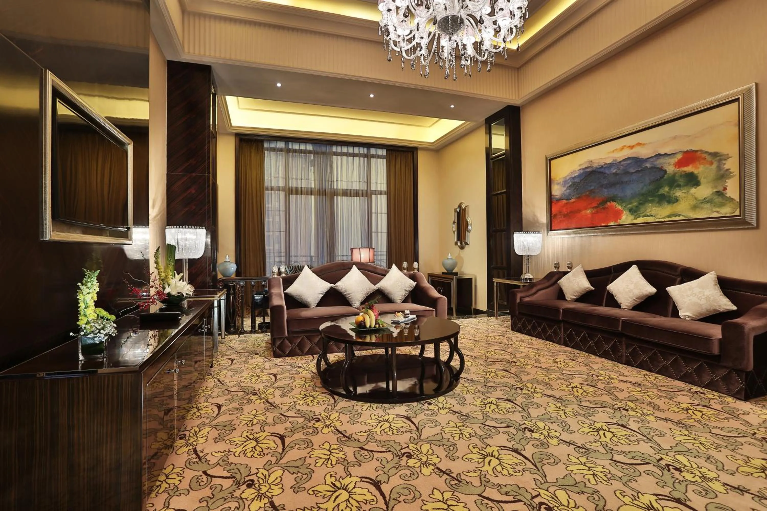 Living room in Howard Johnson Agile Plaza Chengdu