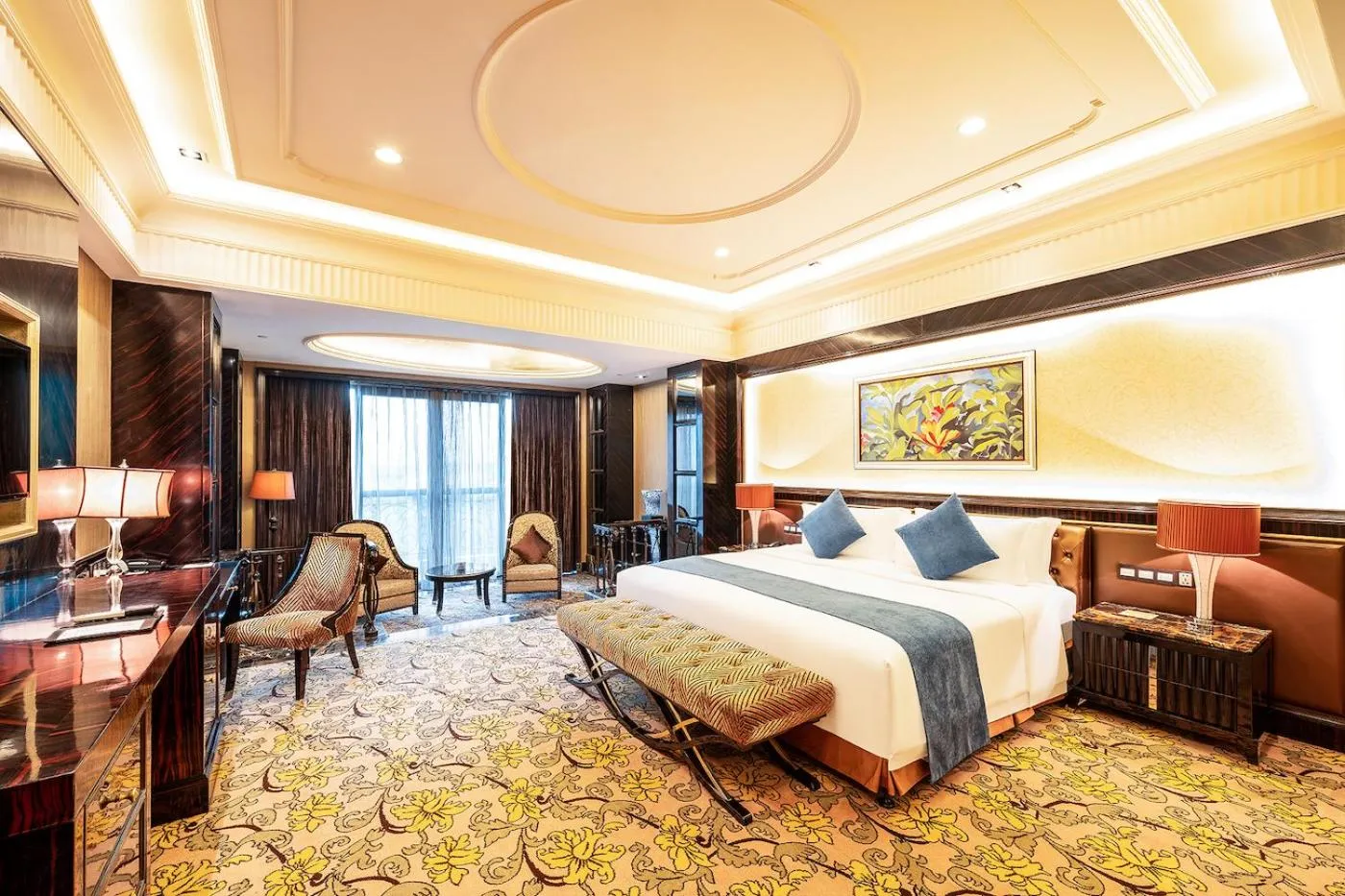 Bed in Howard Johnson Agile Plaza Chengdu