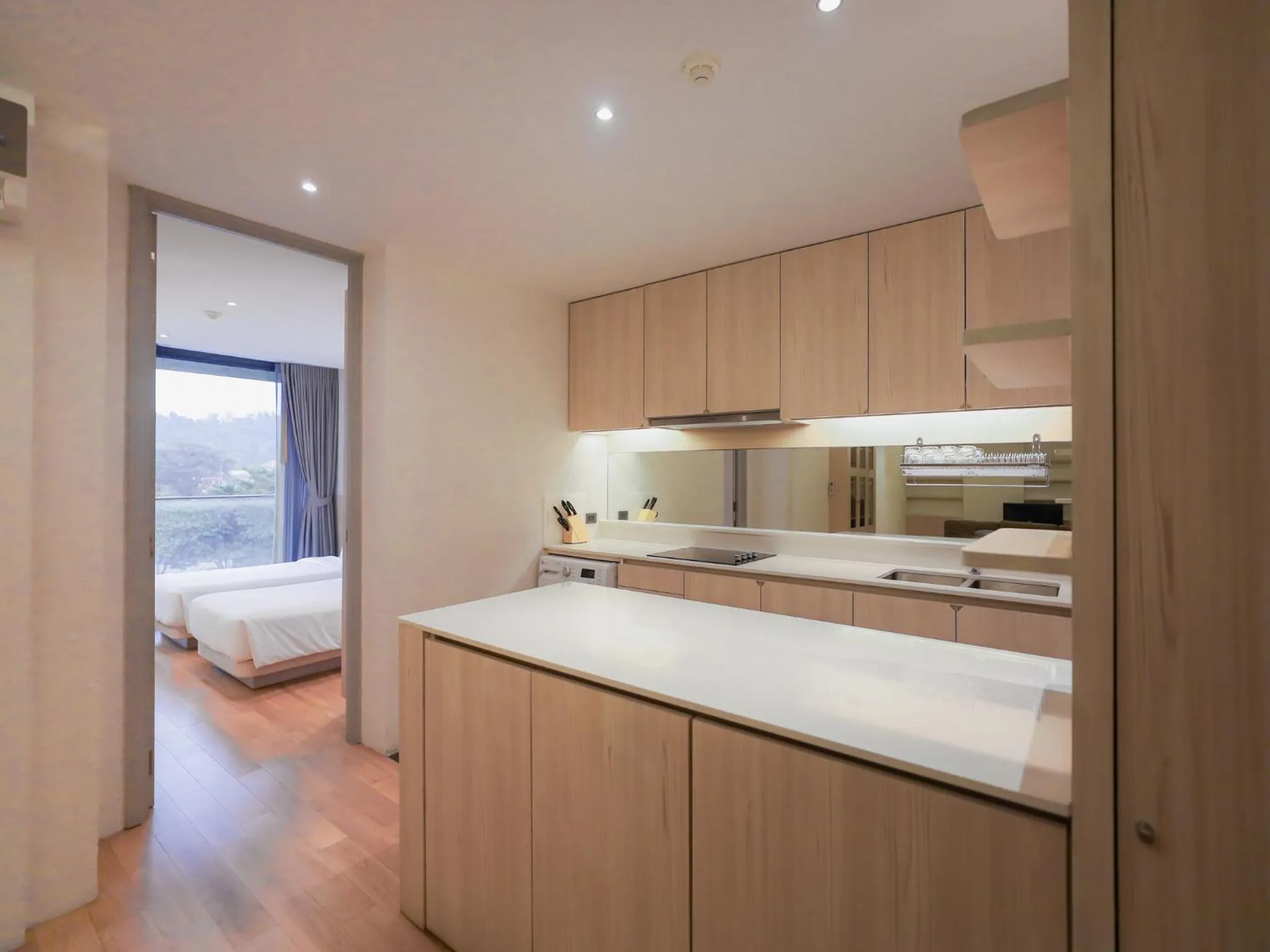 Bedroom in Balcony Seaside Sriracha Hotel & Serviced Apartments