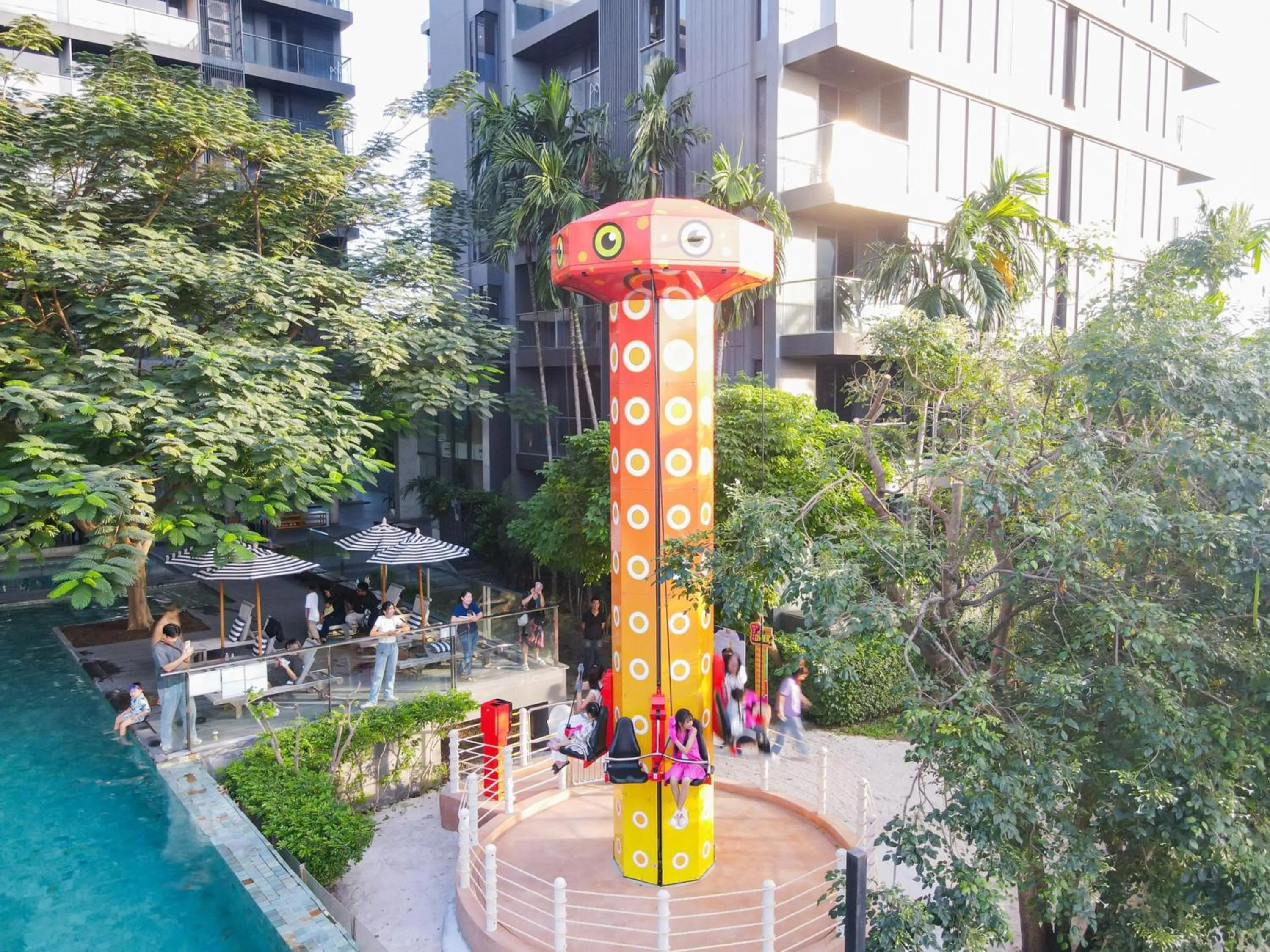 Children play ground in Balcony Seaside Sriracha Hotel & Serviced Apartments