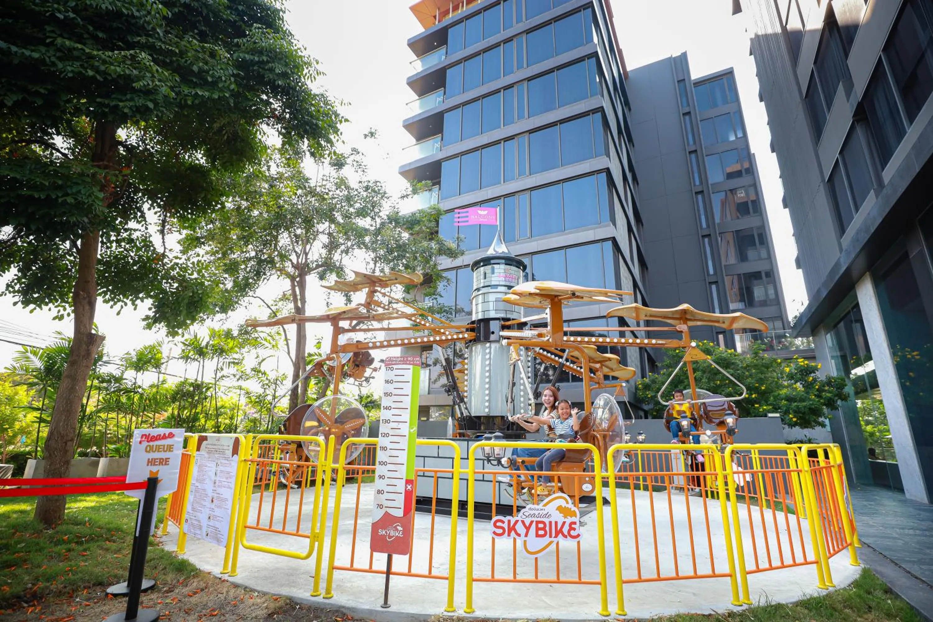 Children play ground in Balcony Seaside Sriracha Hotel & Serviced Apartments